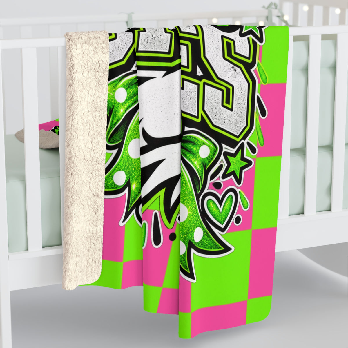 Crane County Coyotes Sherpa Blanket