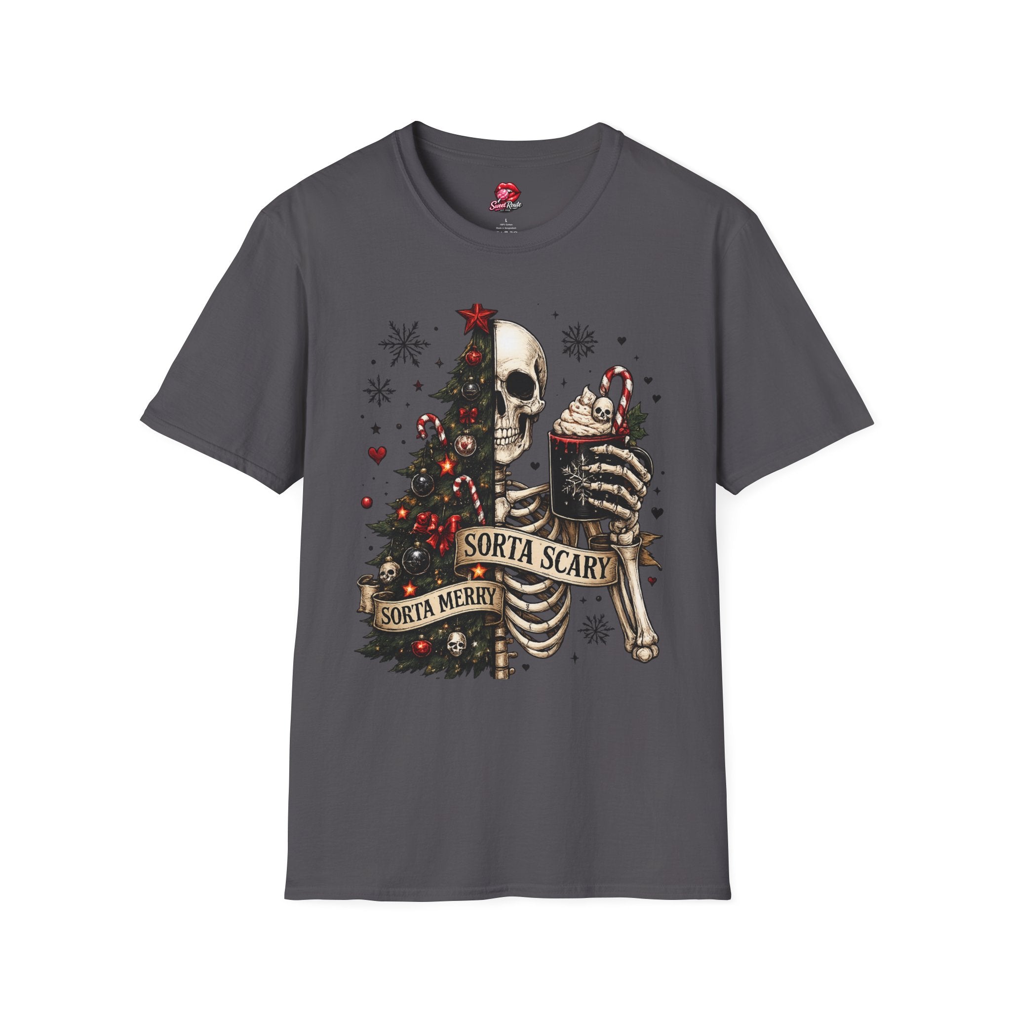 Skull Christmas Tree T-Shirt