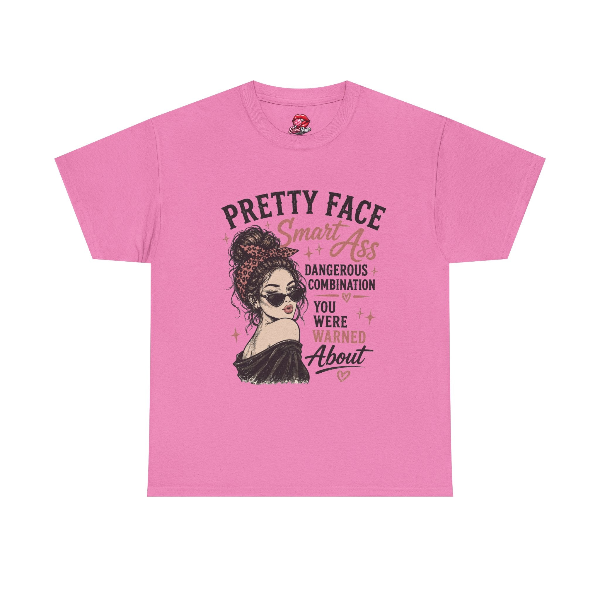 Pretty Face Smart Ass graphic tee