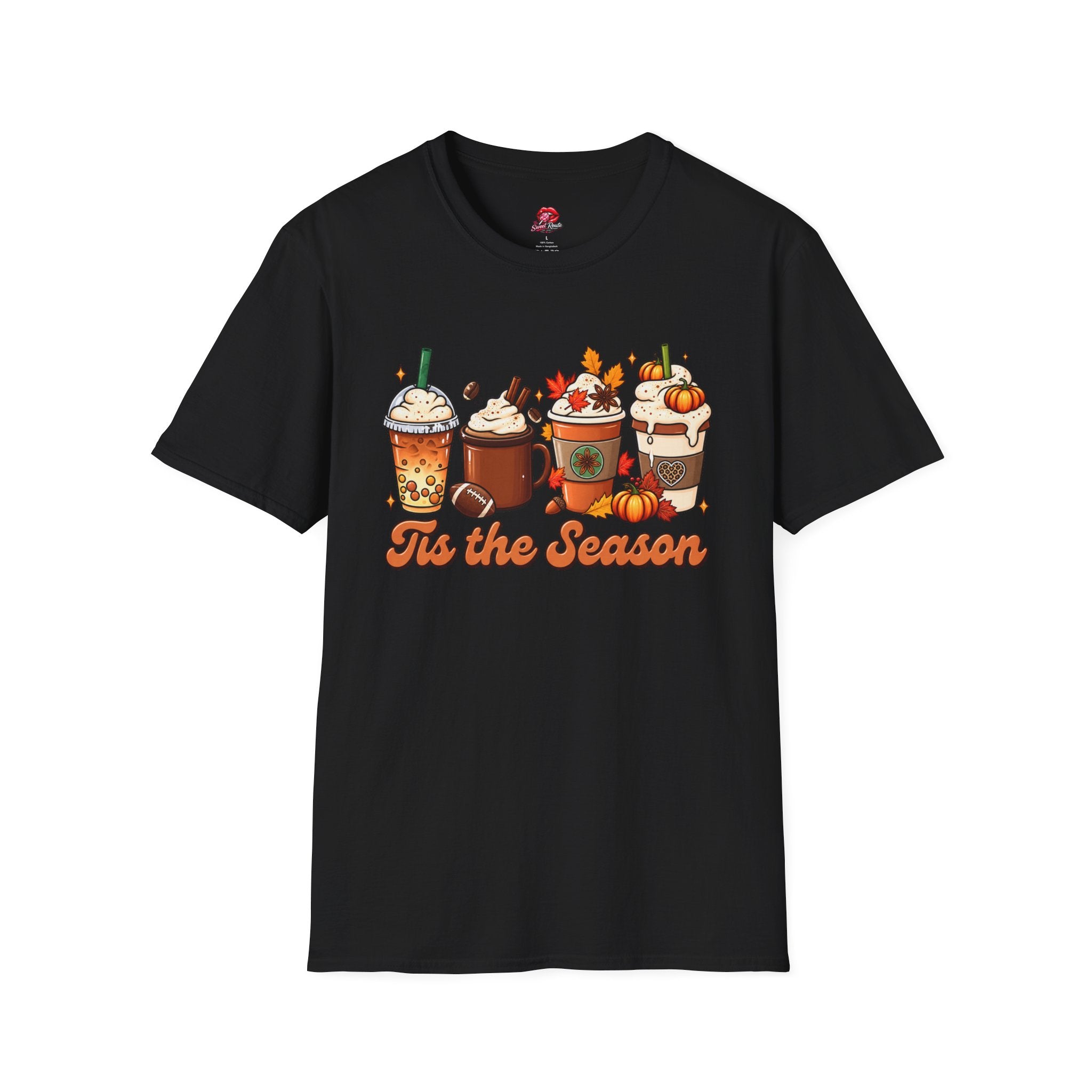 Tis the Season Fall Coffee Football Tee