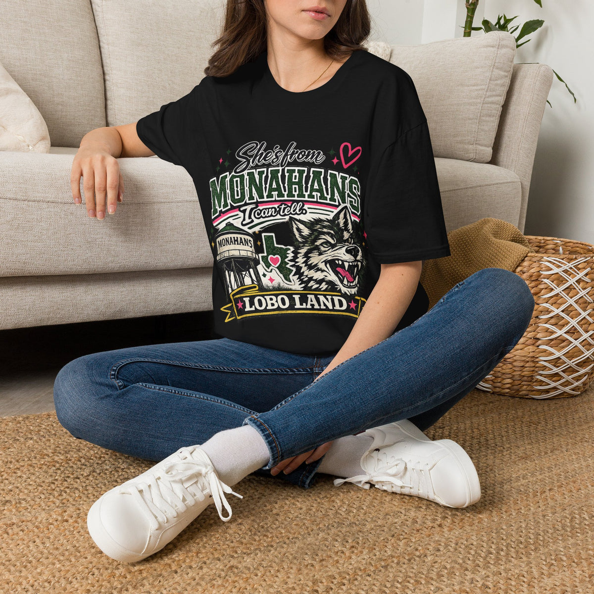 She’s From Monahans Vintage Worn Graphic T-Shirt