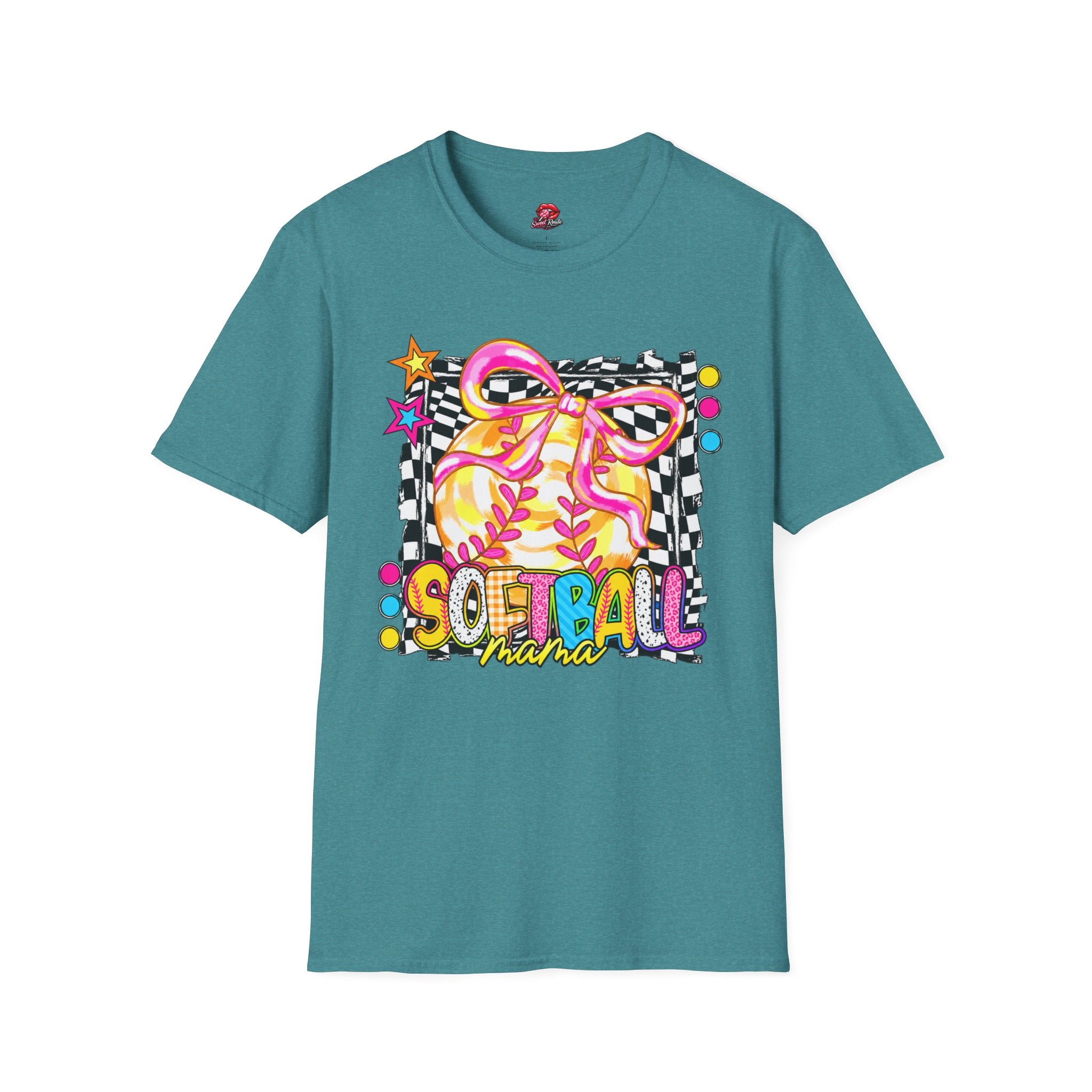 Softball Mama Bow T-Shirt