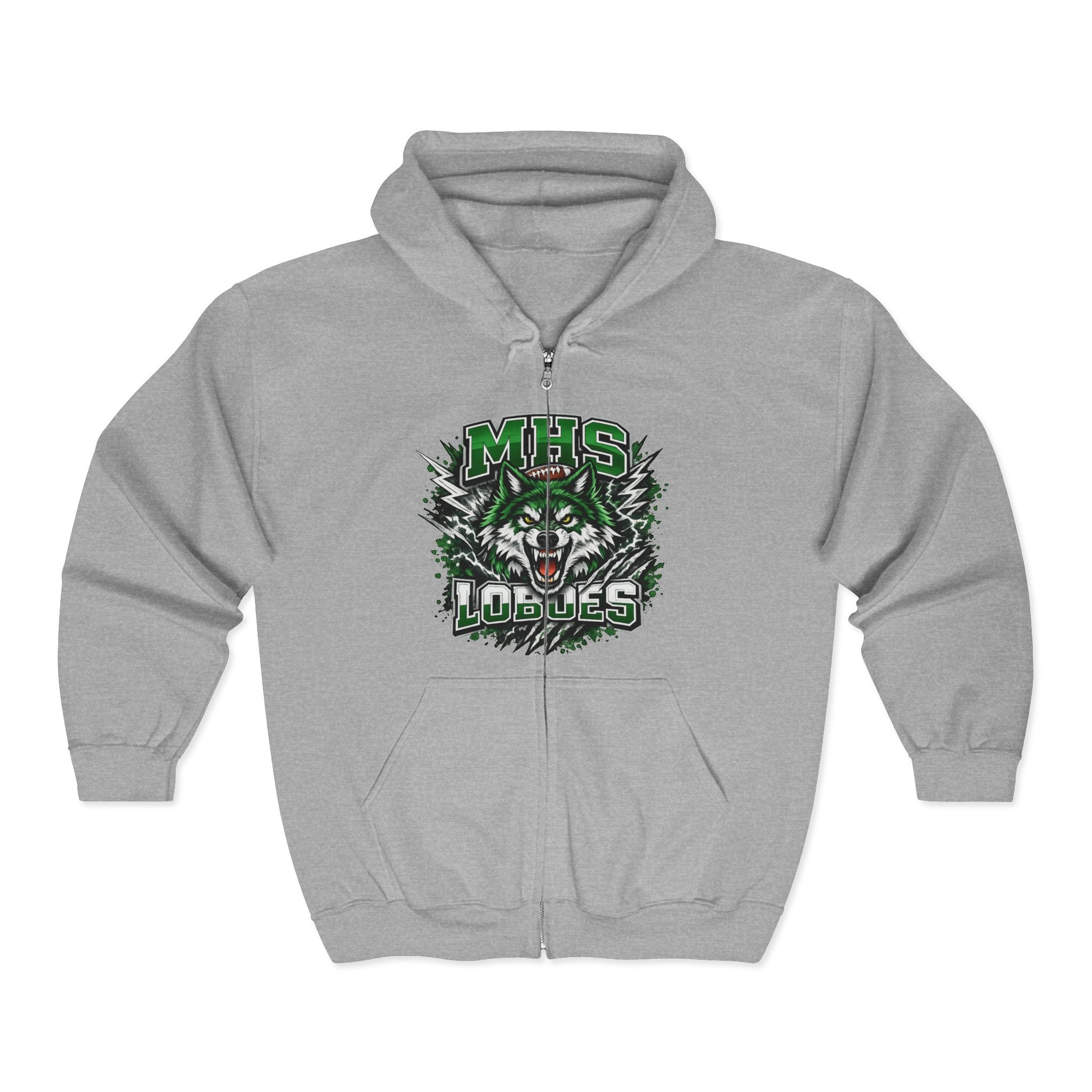 MHS Loboes Full-Zip Hoodie