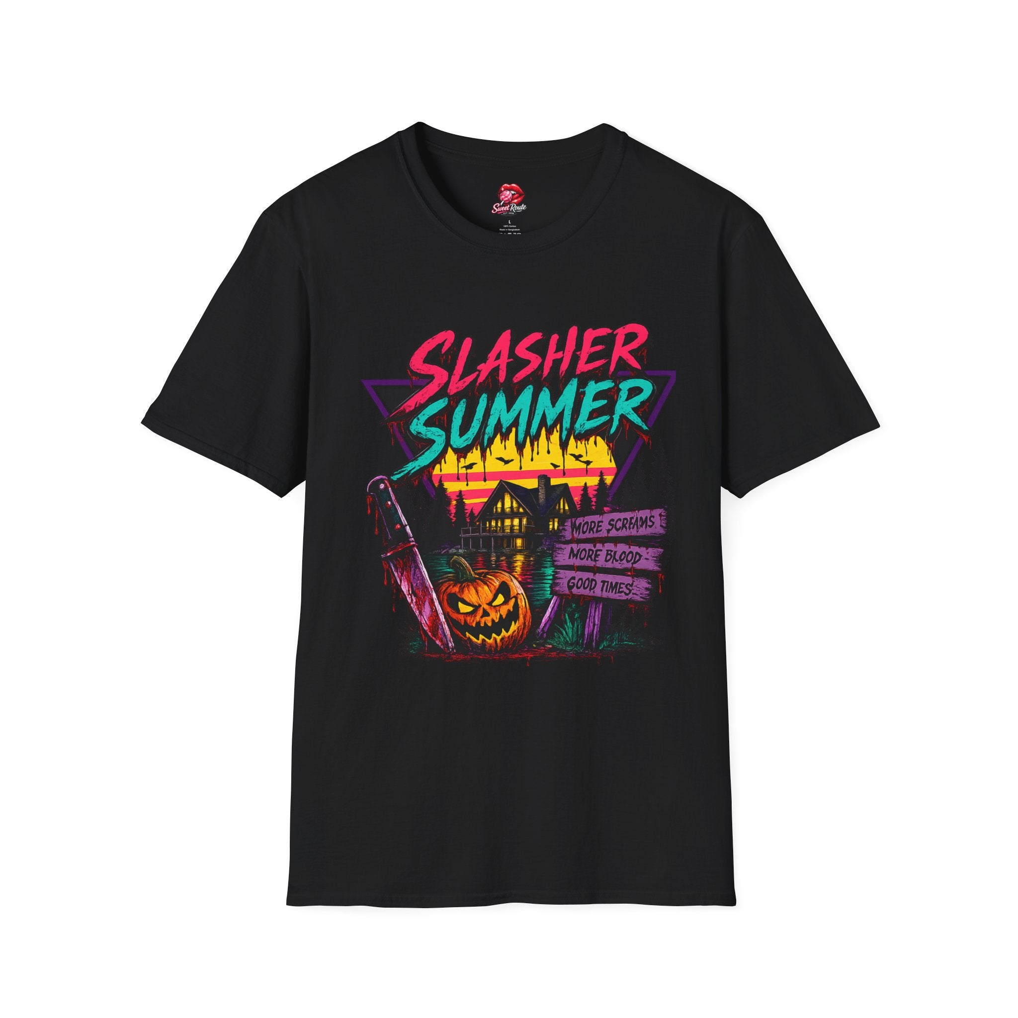 Slasher Summer Retro Horror Graphic Tee