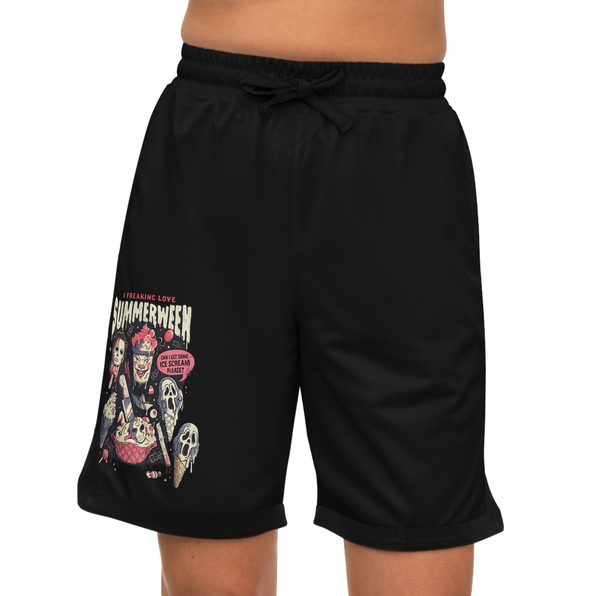 Summerween Graphic Basketball Shorts