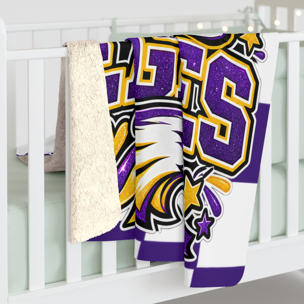 Pecos Eagles Sherpa Fleece Blanket