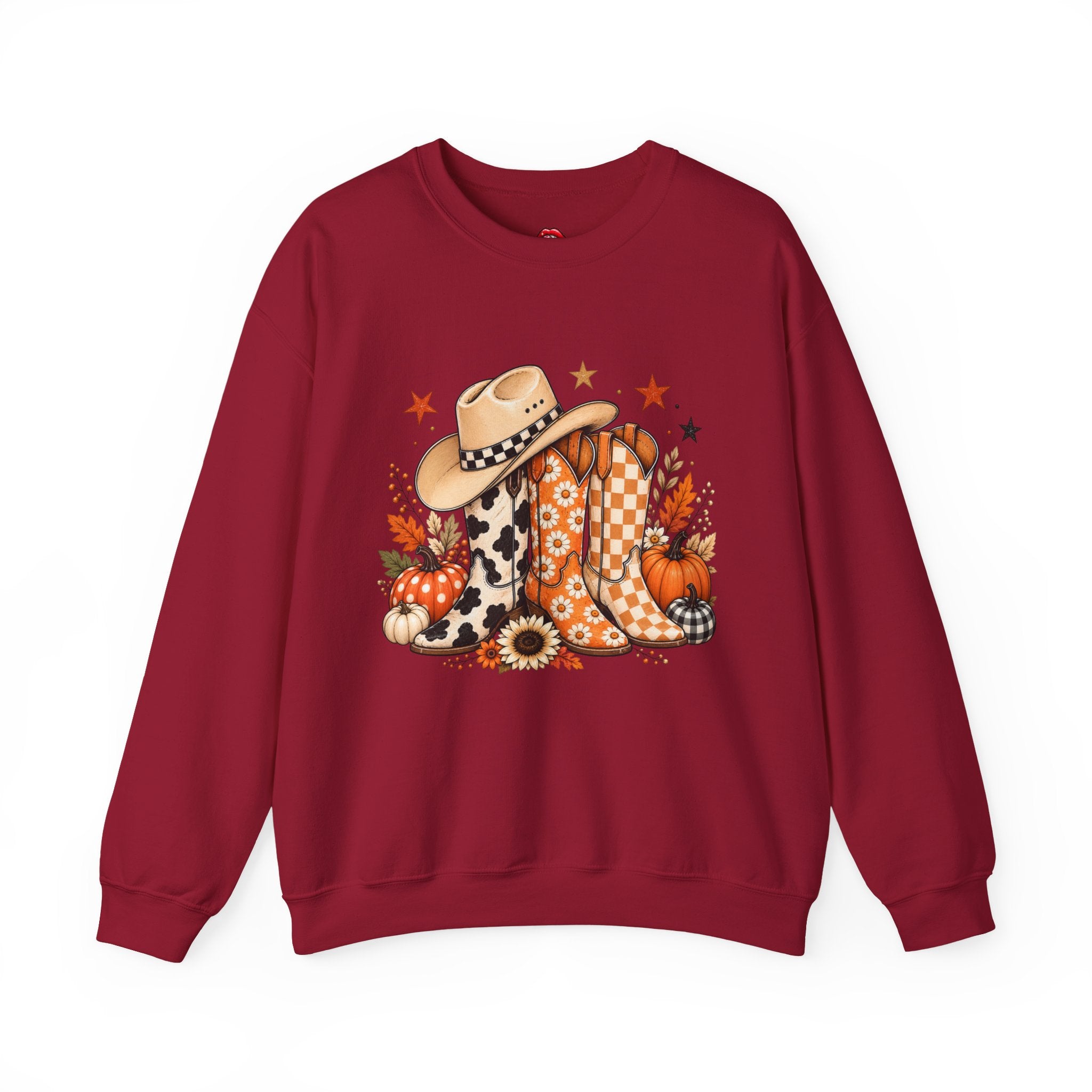 Cowboy Boots & Hat Fall Sweatshirt