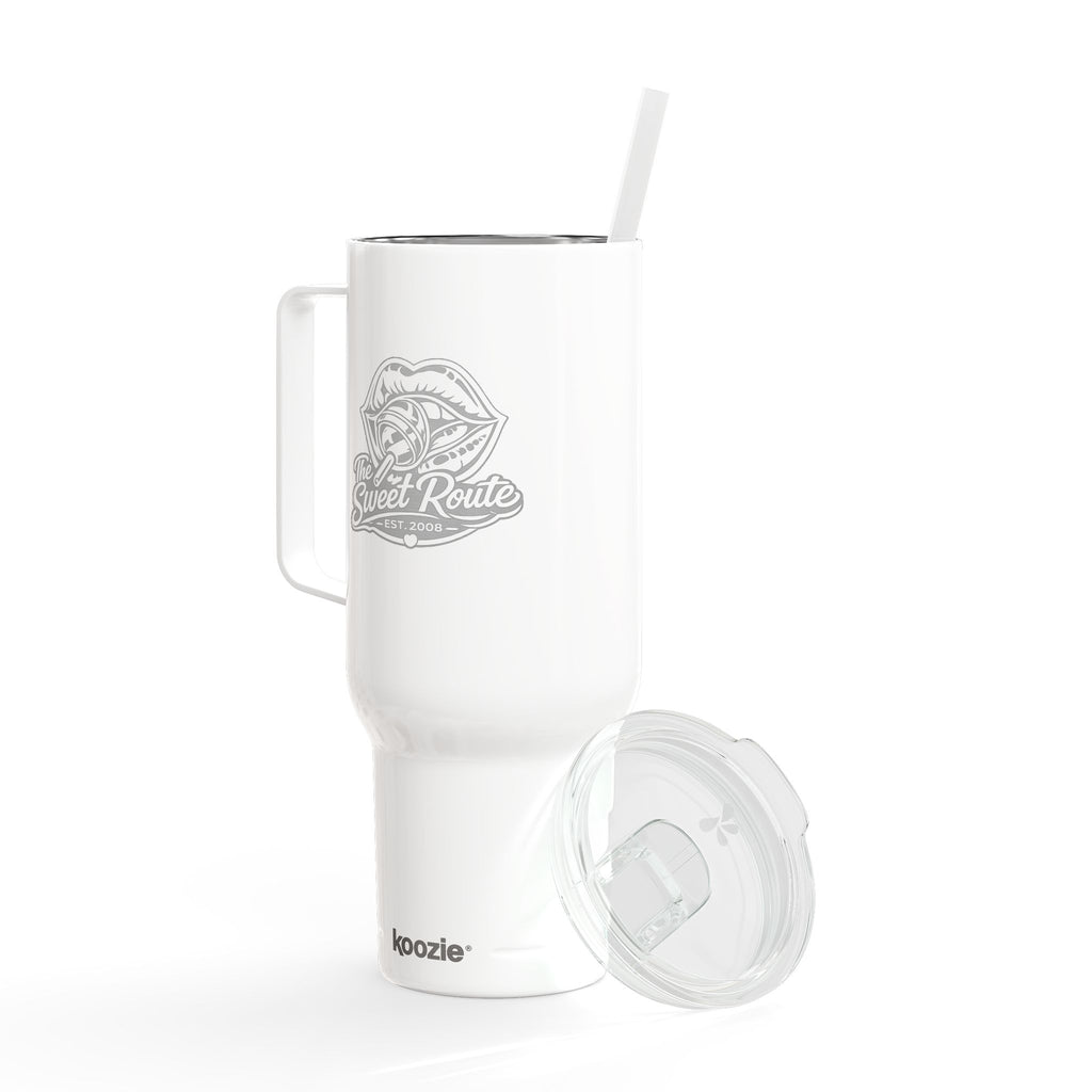 Sweet Route Insulated Tumbler with Lid, 40oz