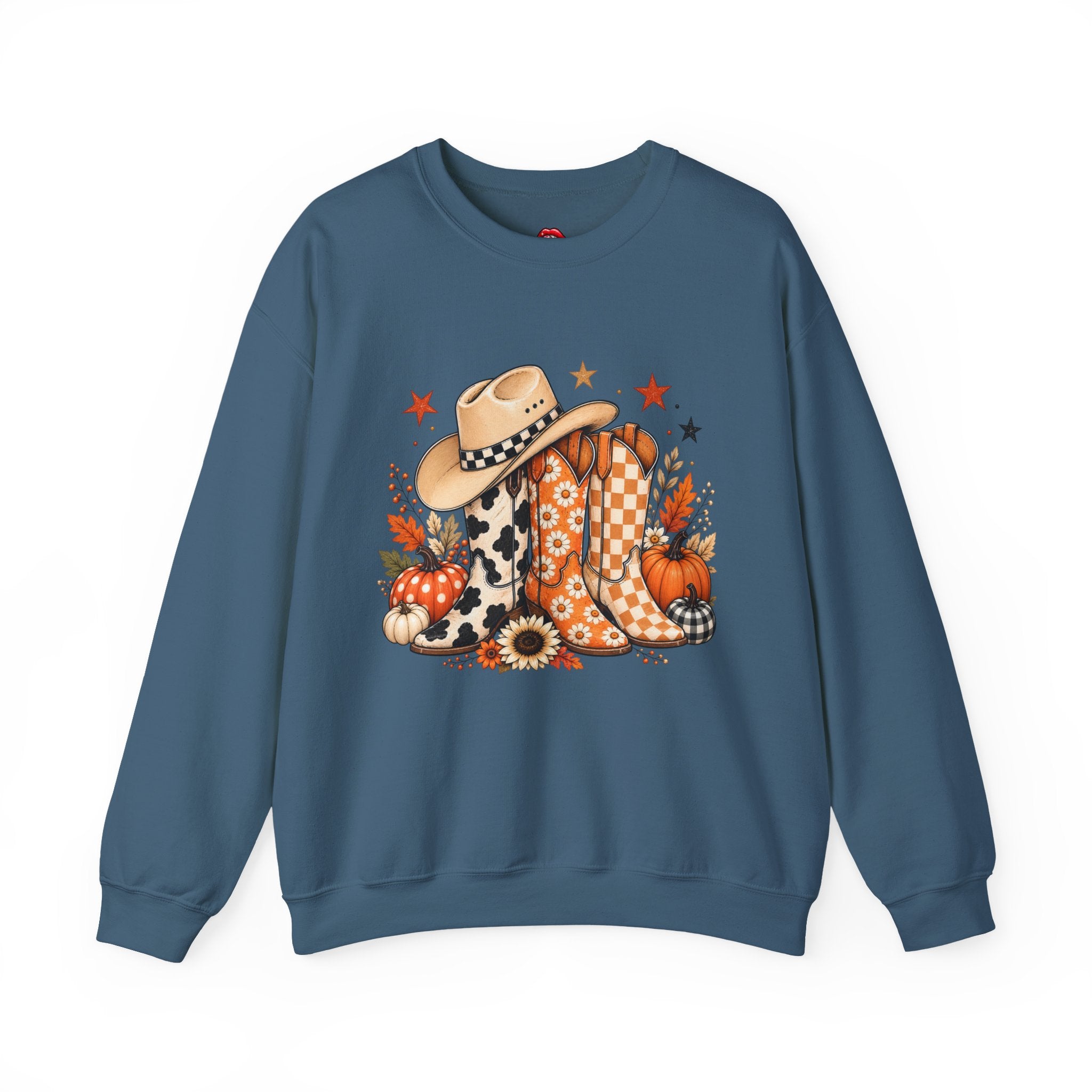 Cowboy Boots & Hat Fall Sweatshirt