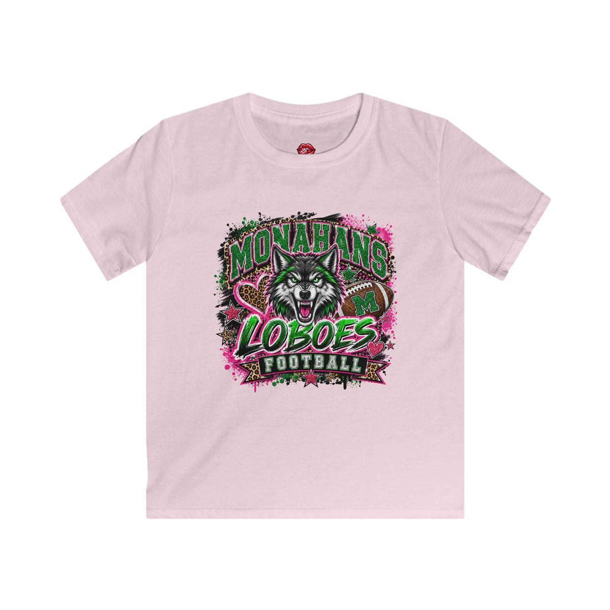 Kids Monahans Loboes Football Tee