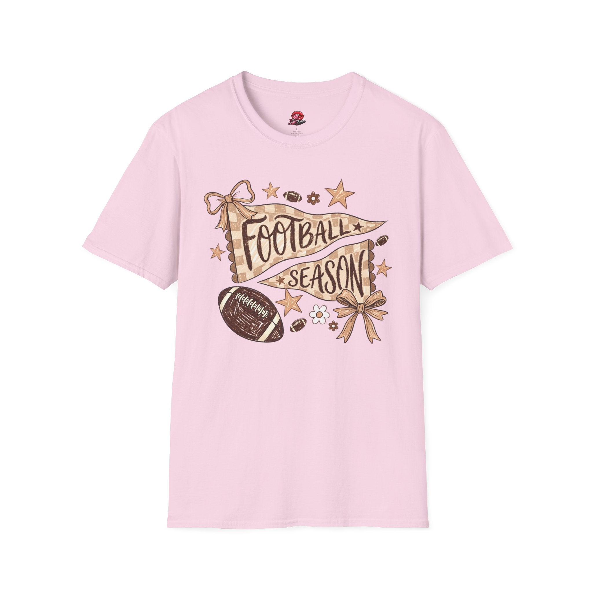 Pennant & Football Game Day Tee