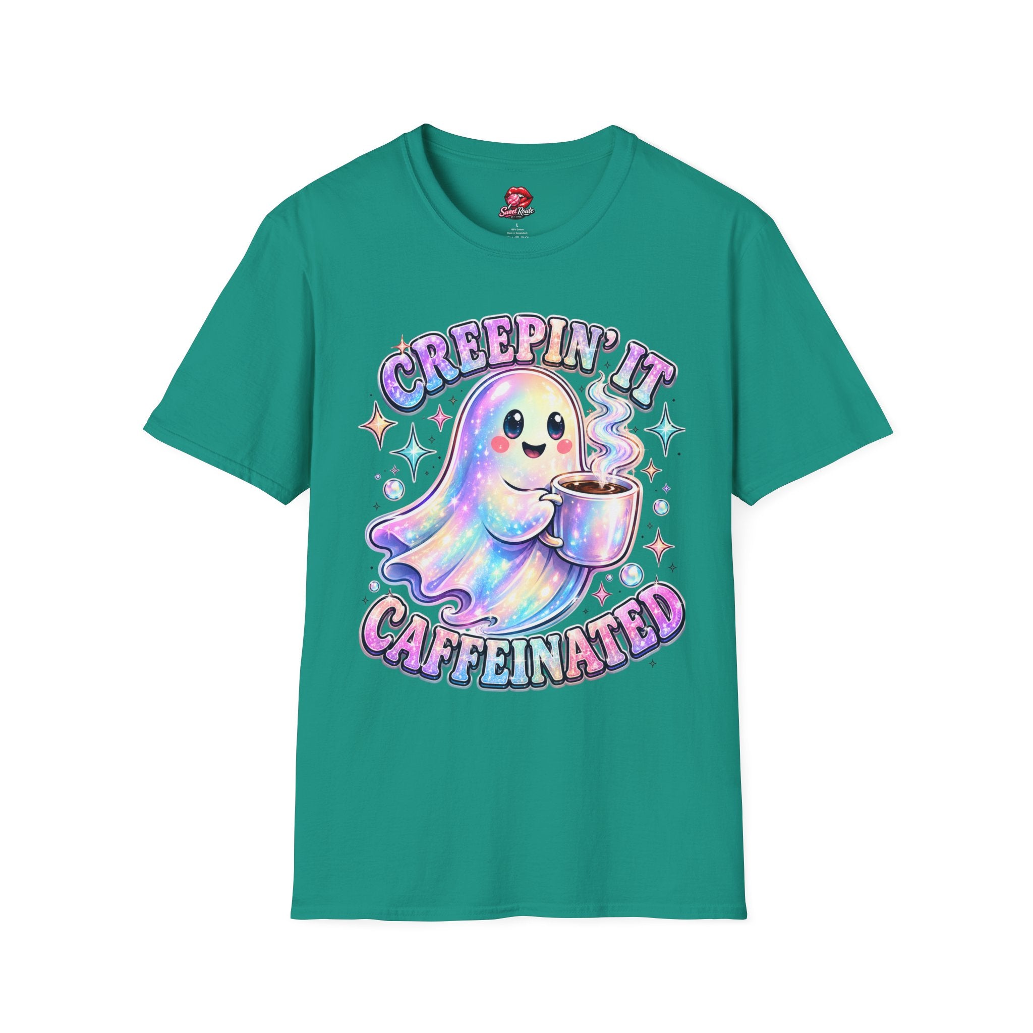 Creepin' It Caffeinated ghost T-Shirt