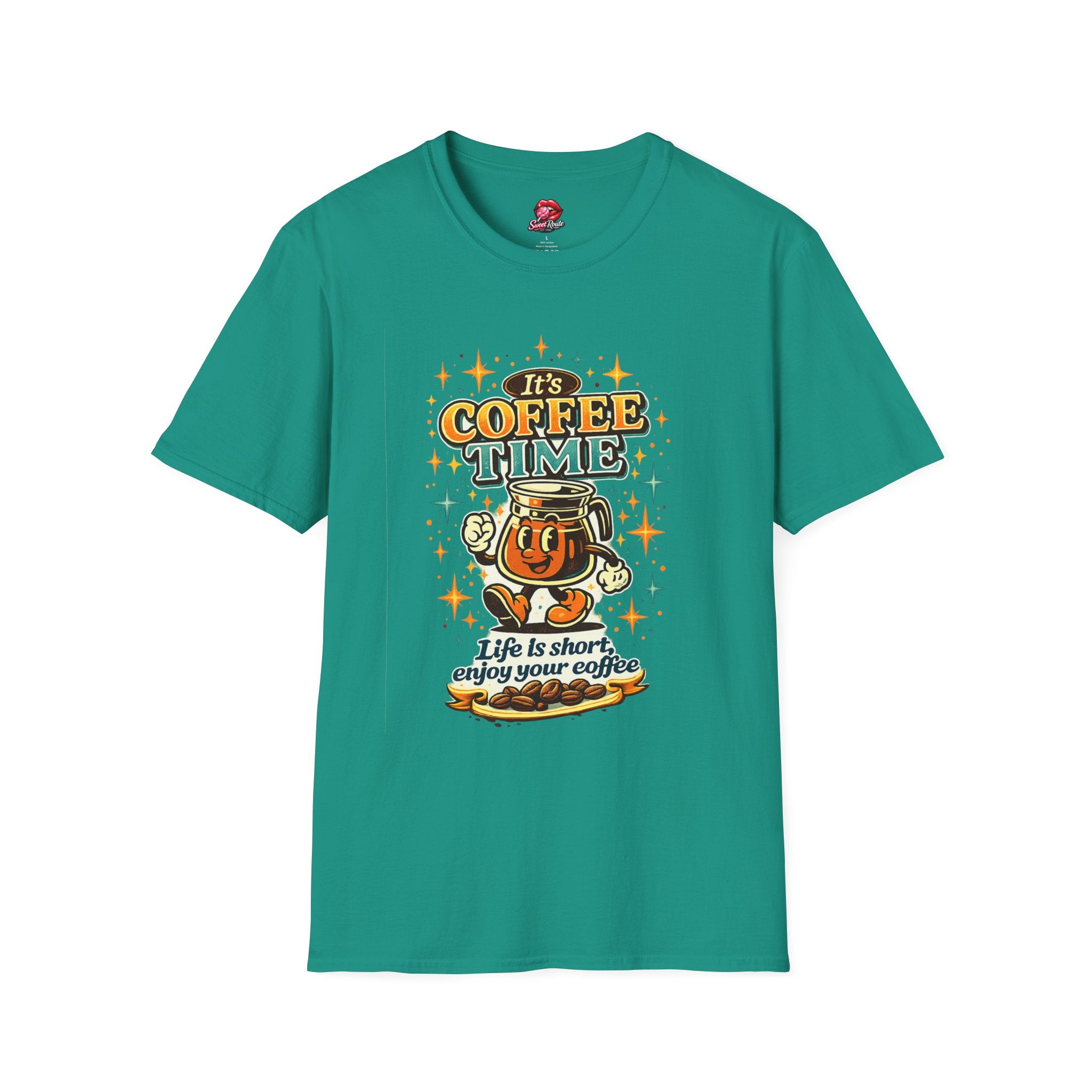 It’s Coffee Time Retro Coffee T-Shirt
