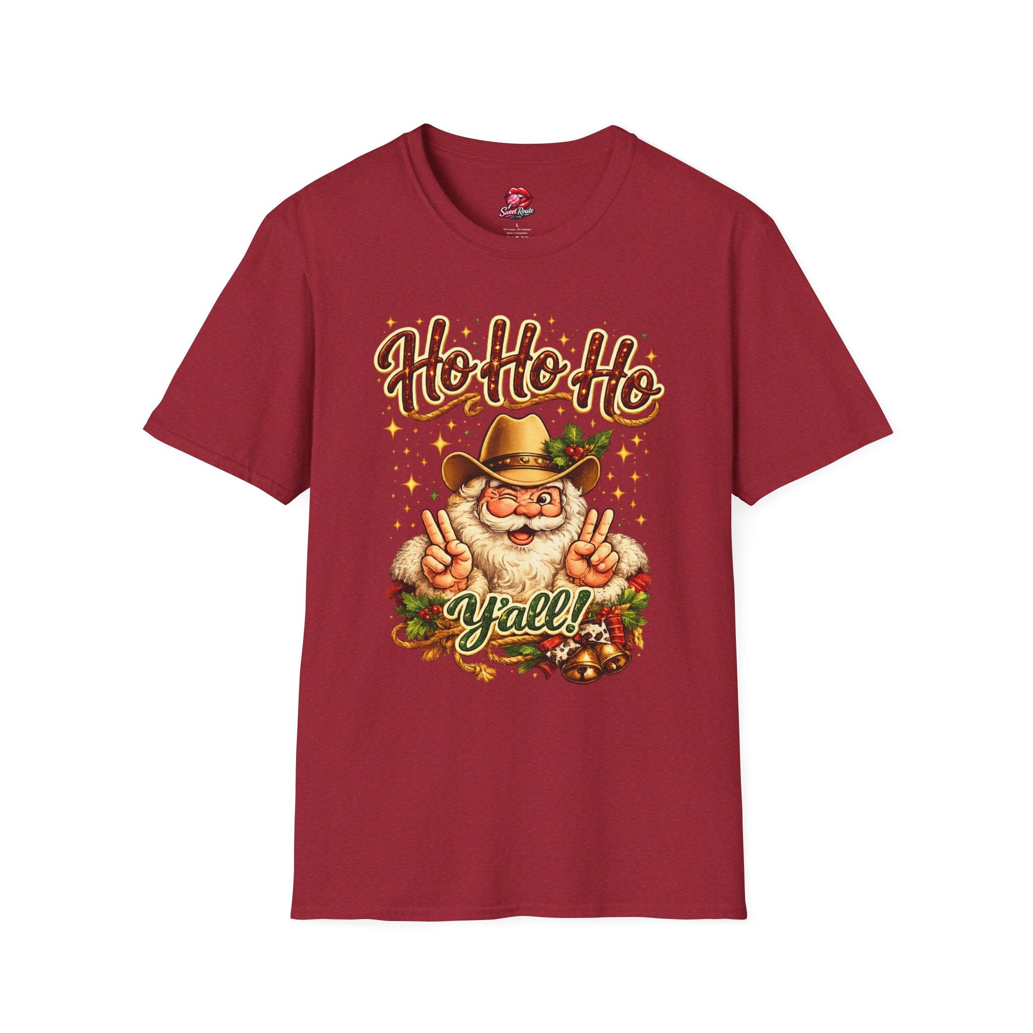 Ho Ho Ho Cowboy Santa T-Shirt