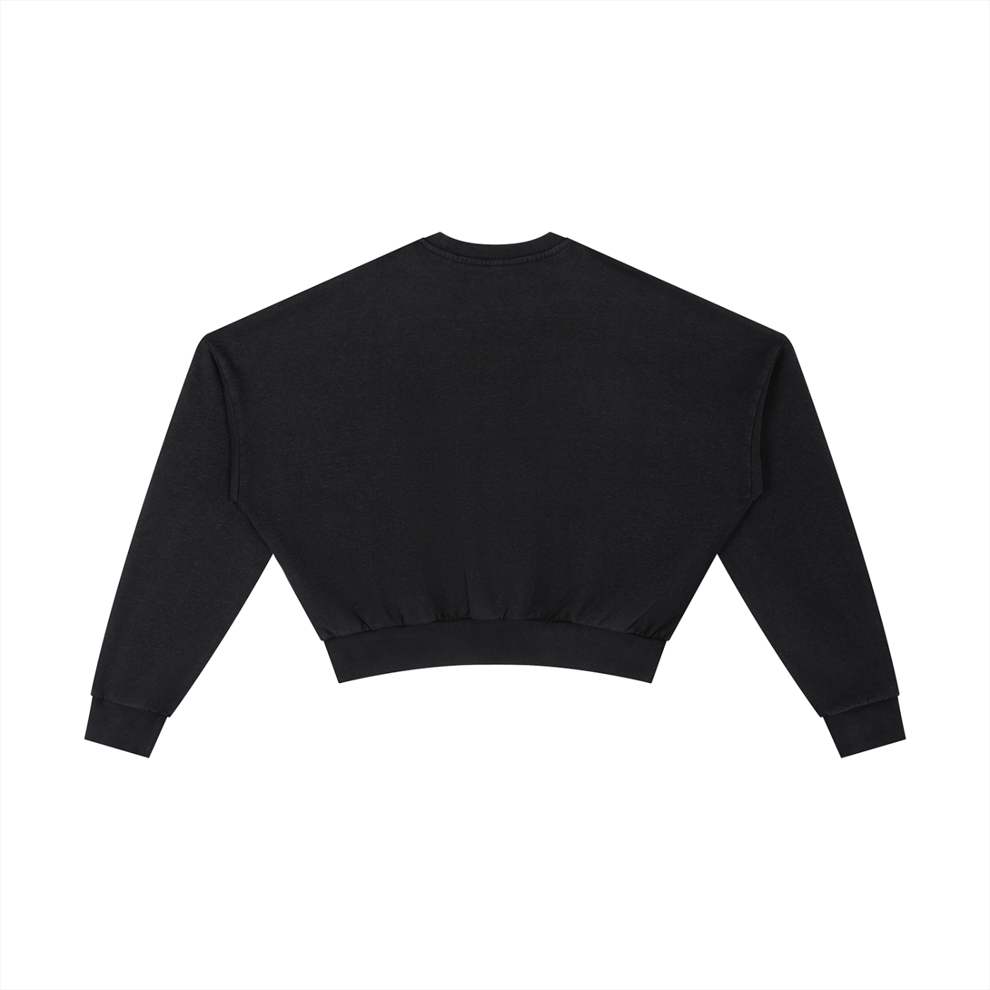 Sweet Route Vintage Washed Cropped Sweatshirt
