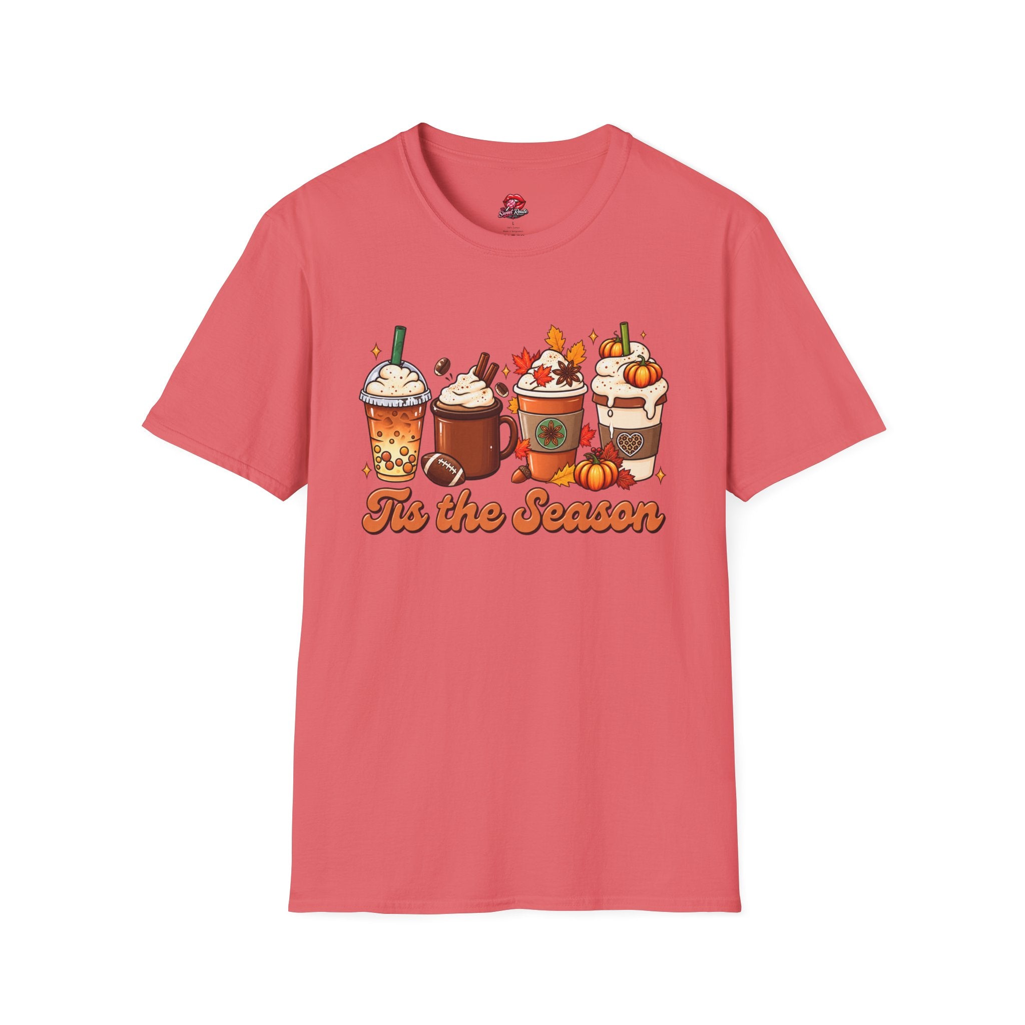 Tis the Season Fall Coffee Football Tee