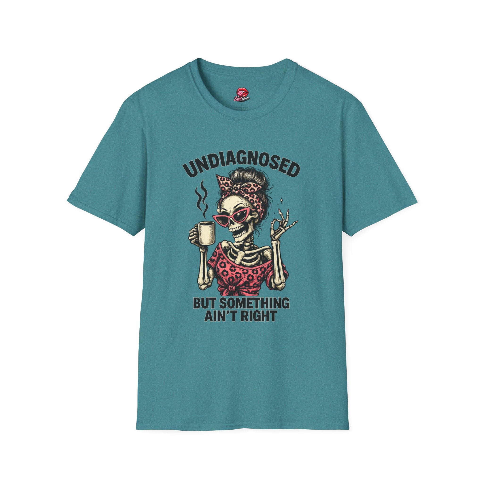 Undiagnosed Skull Lady Coffee Tee