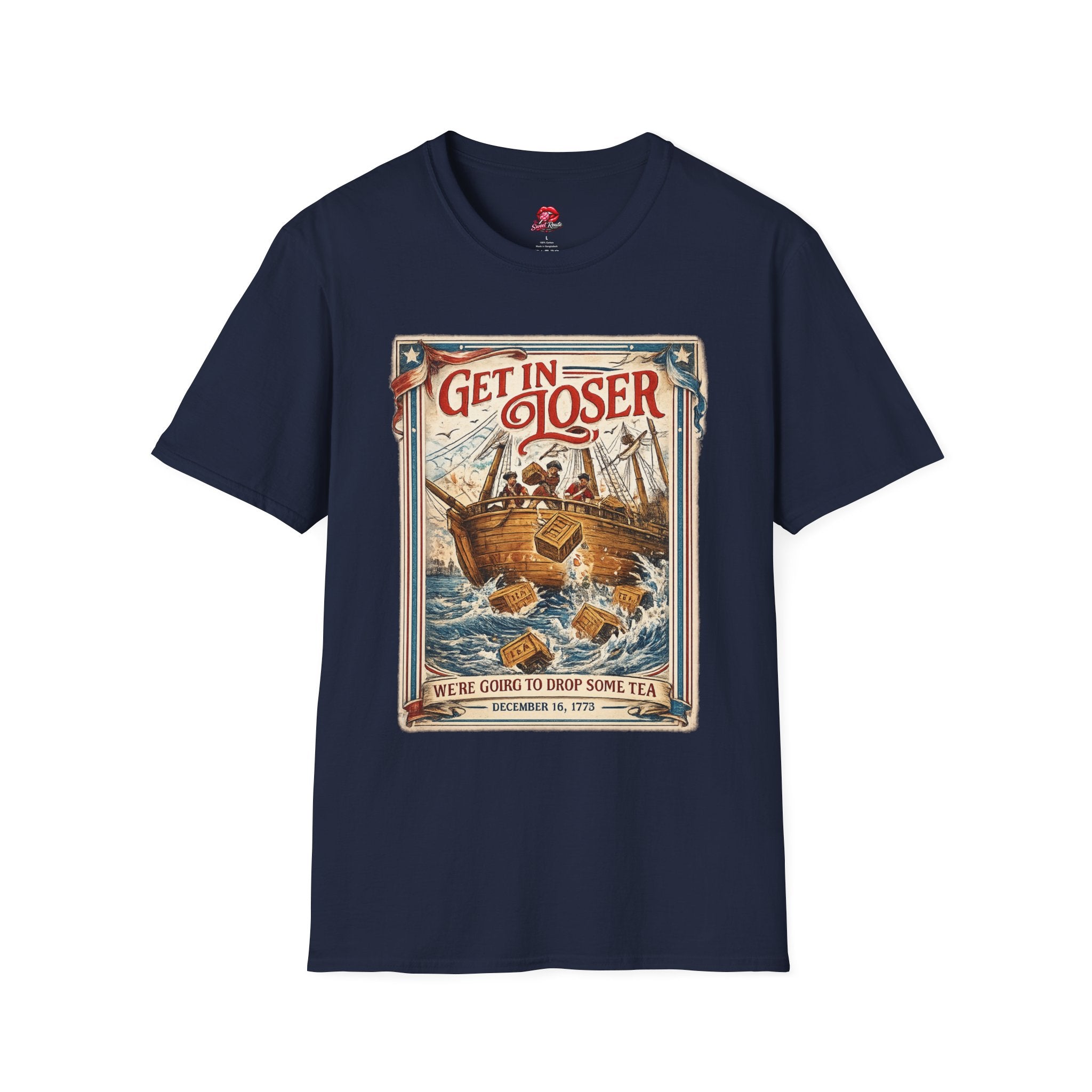 Get In Loser Vintage Sailboat T-Shirt