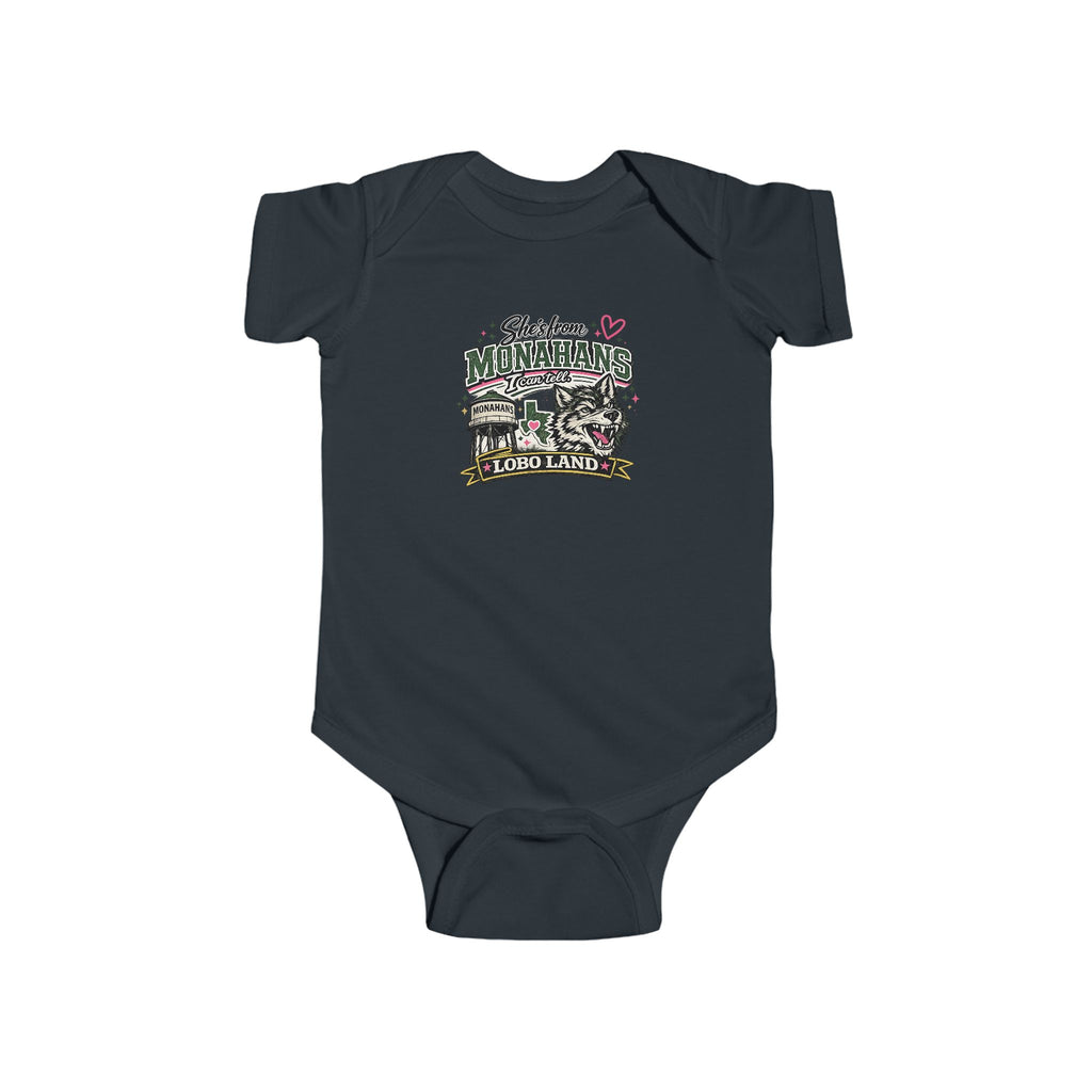 Vintage Lobo Baby Bodysuit