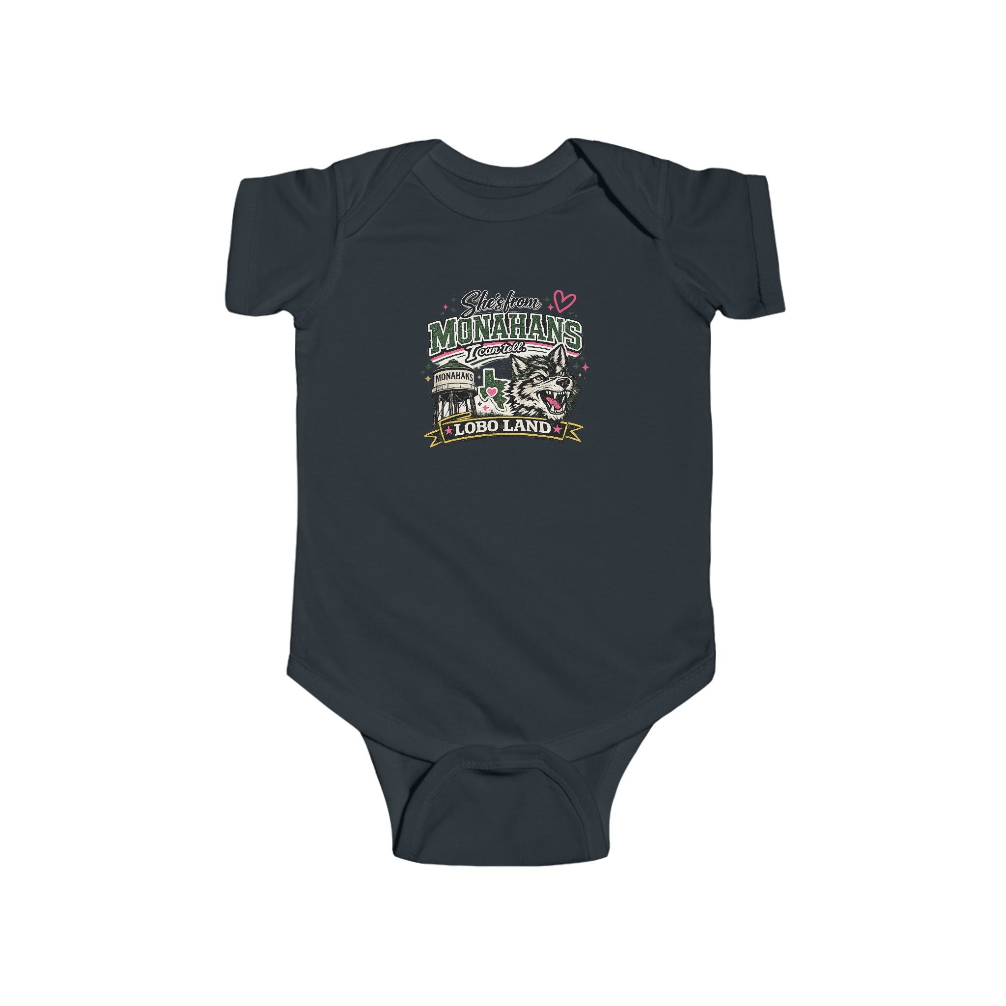 Vintage Lobo Baby Bodysuit