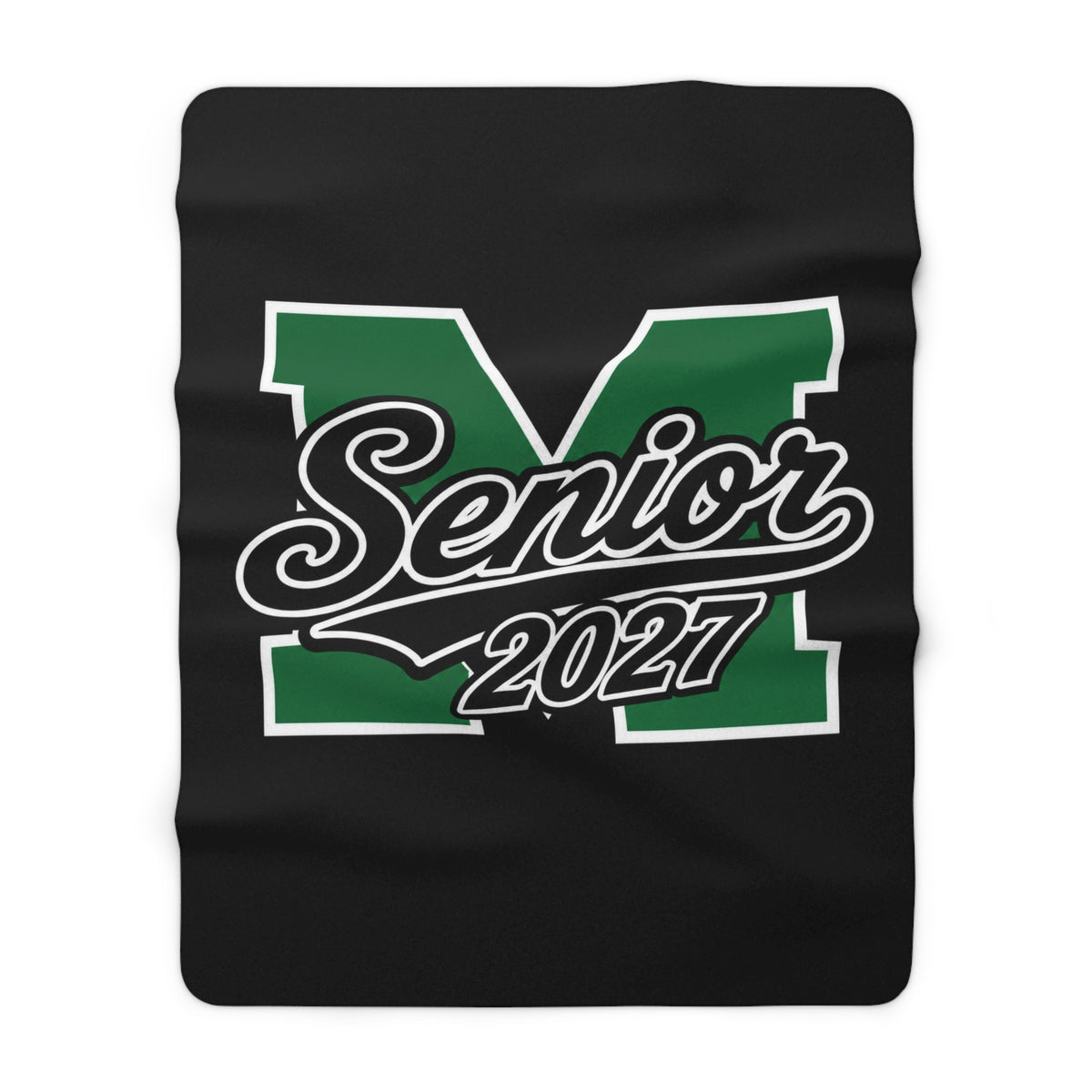 Senior 2027 Sherpa Stadium Blanket