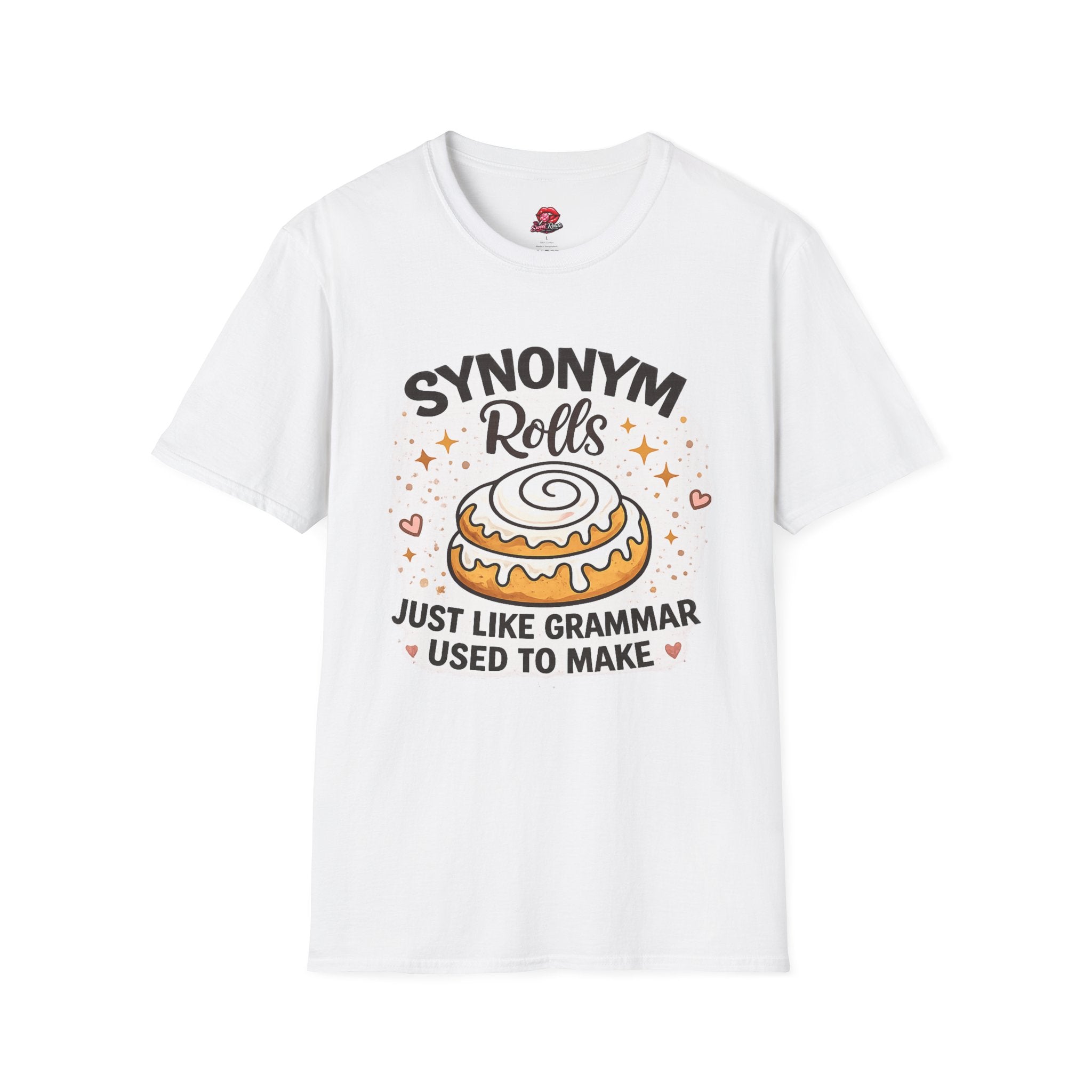 Synonym Rolls Teacher T-Shirt | Funny English Teacher Shirt | Grammar Pun Tee | ELA Teacher Gift | Back to School Graphic Tee