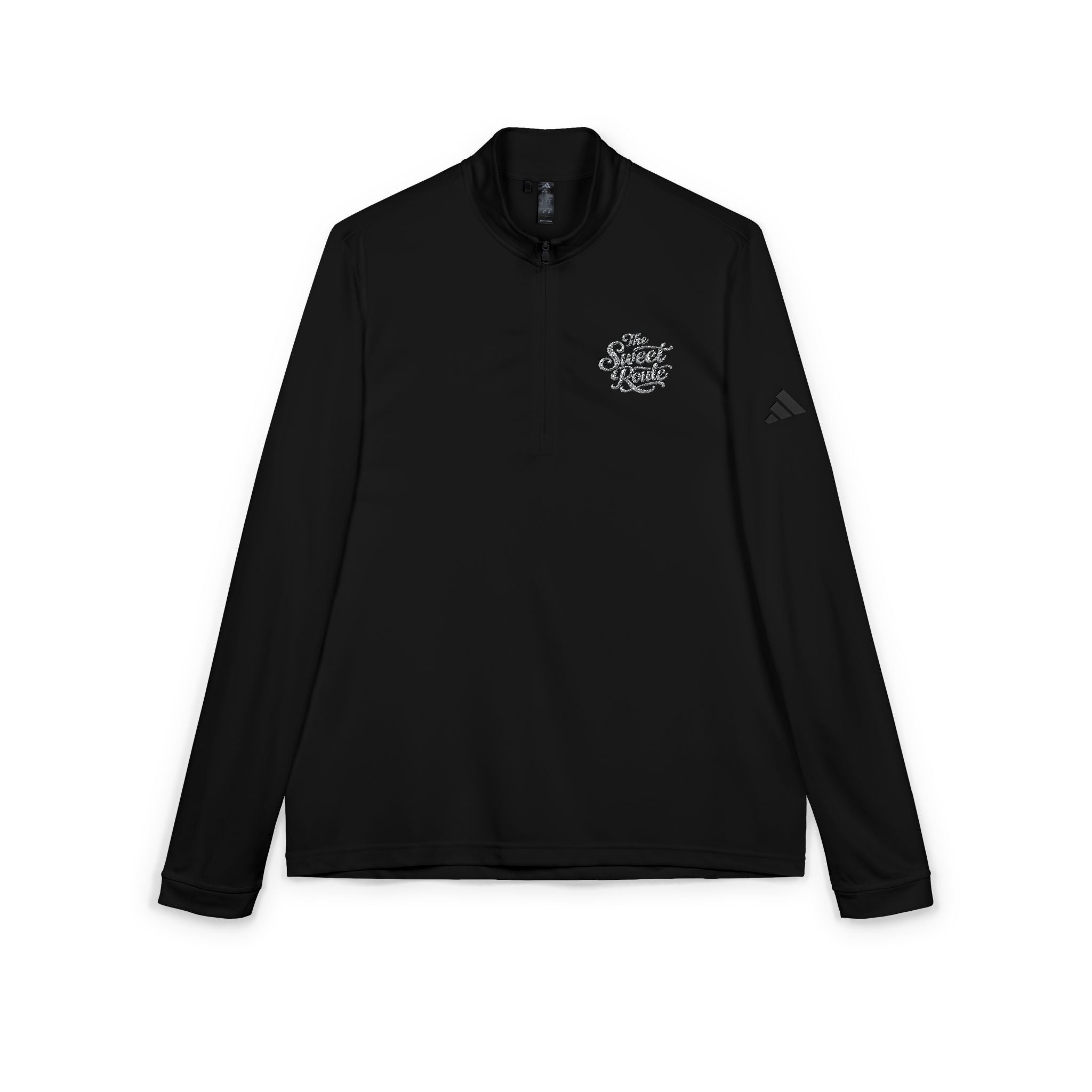 Embroidered Sweet Route Addidas Quarter-Zip Pullover