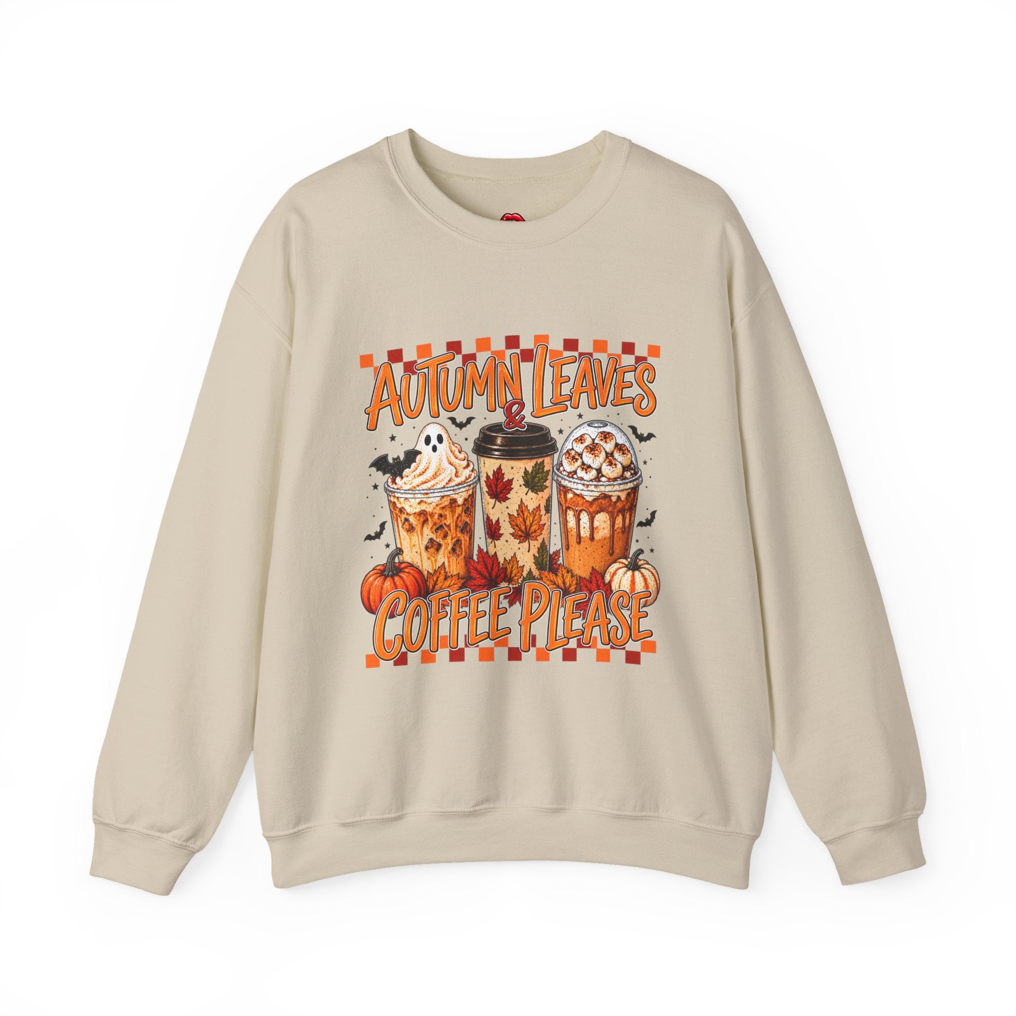 Autumn Leaves Coffee Please Sweatshirt