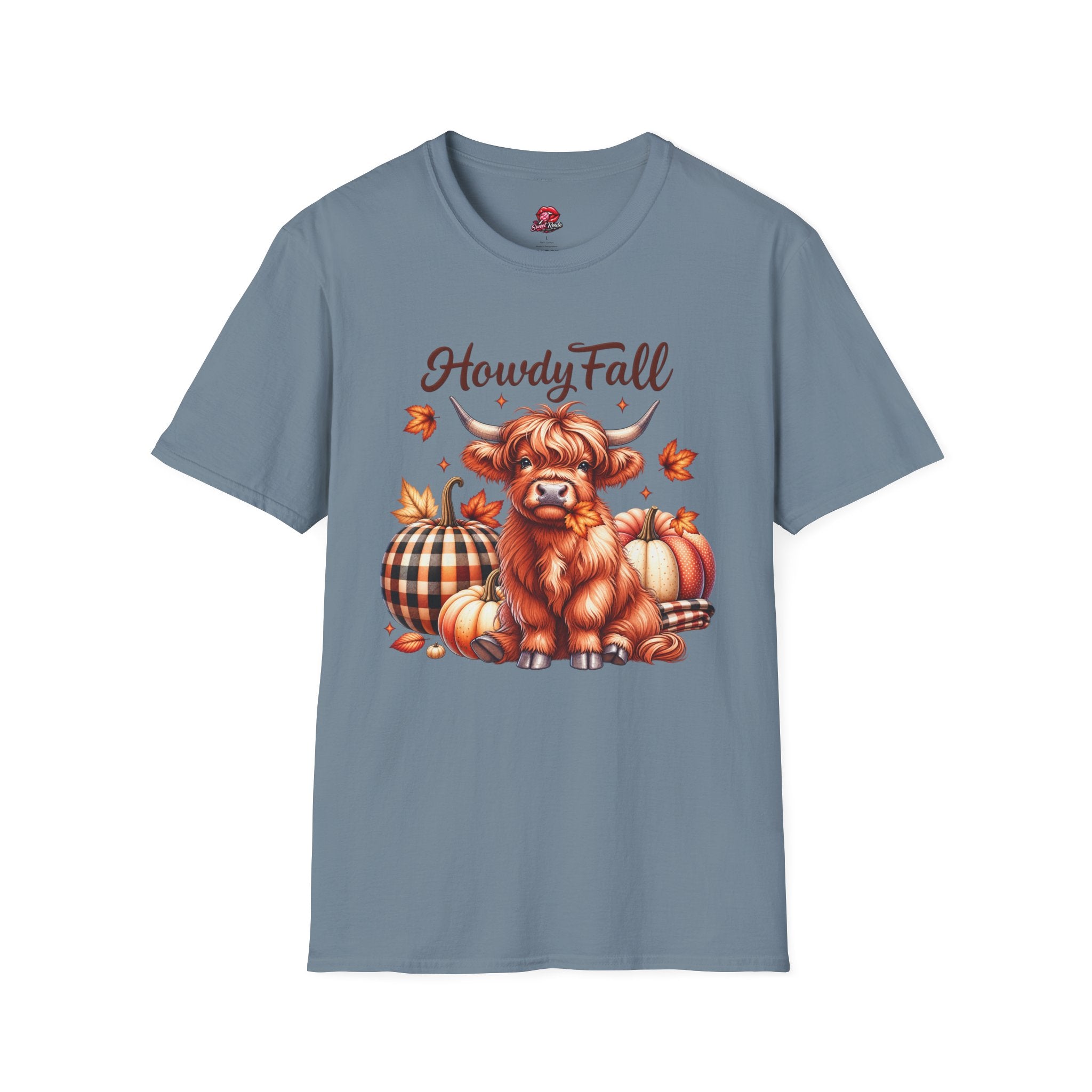 Howdy Fall Highland Cow Tee