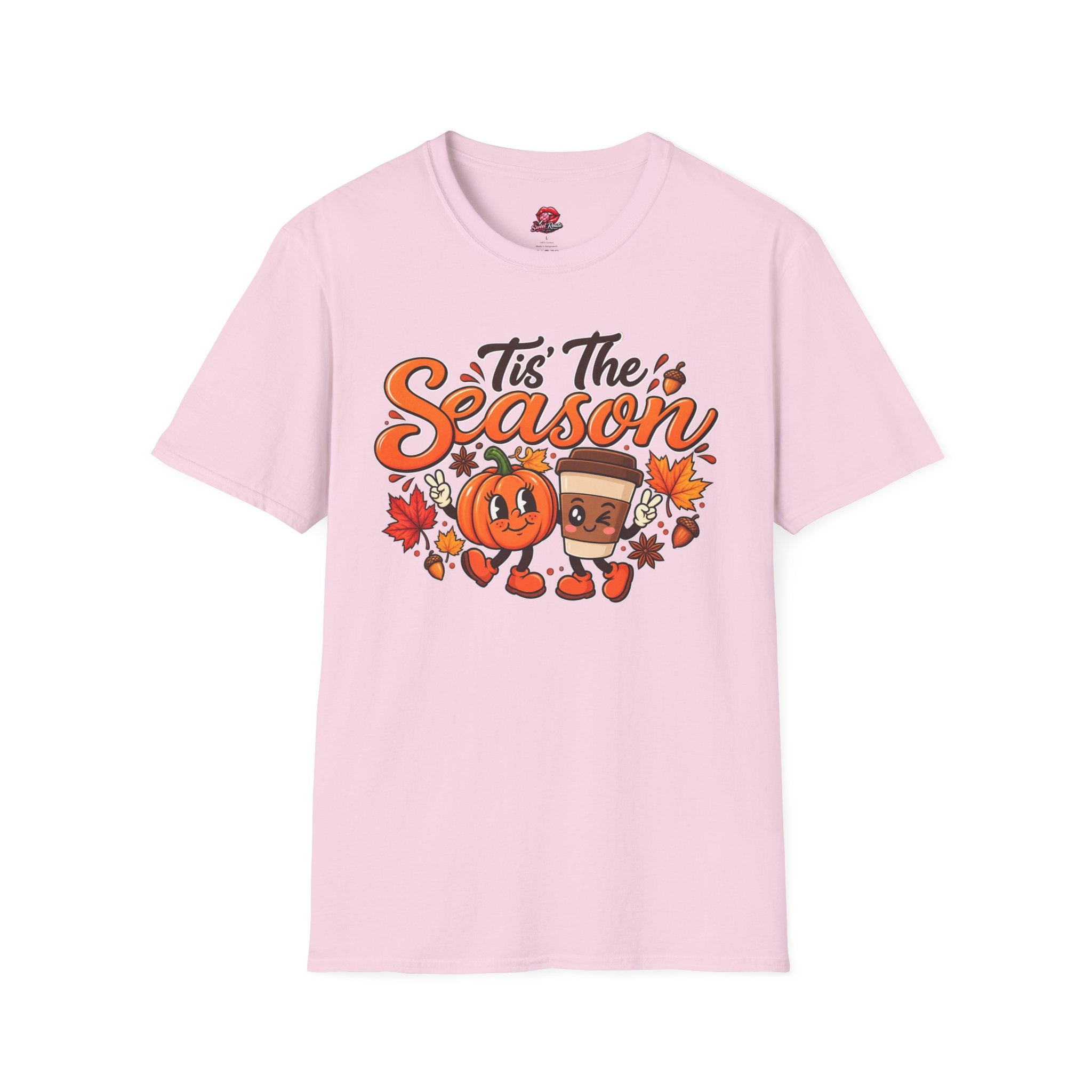 Tis The Season Pumpkin & Coffee Fall Graphic Tee