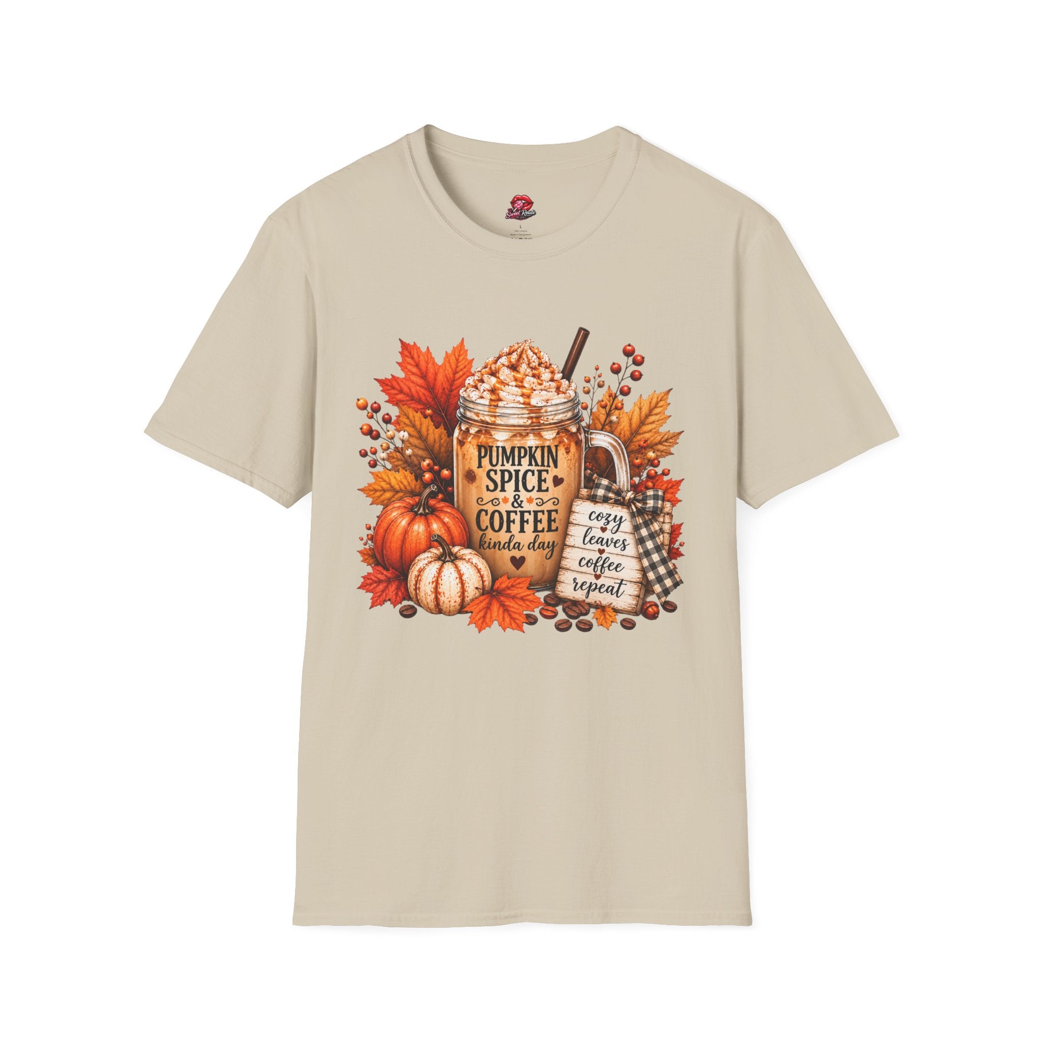 Autumn Leaves & Cozy Mug Tee