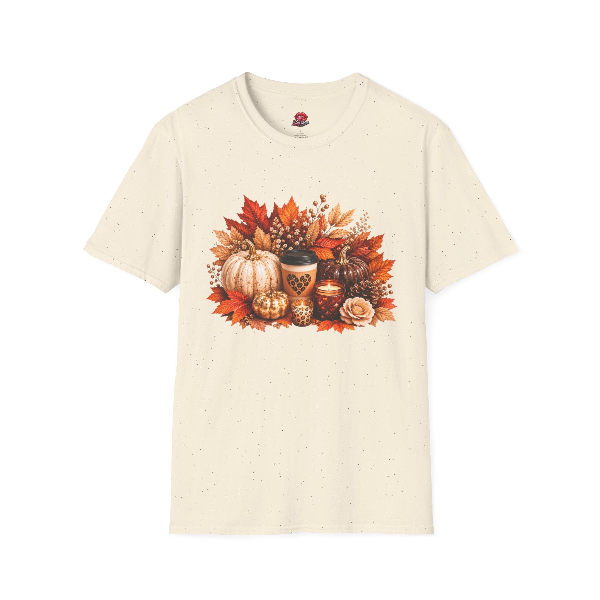 Autumn Pumpkin & Coffee T-Shirt