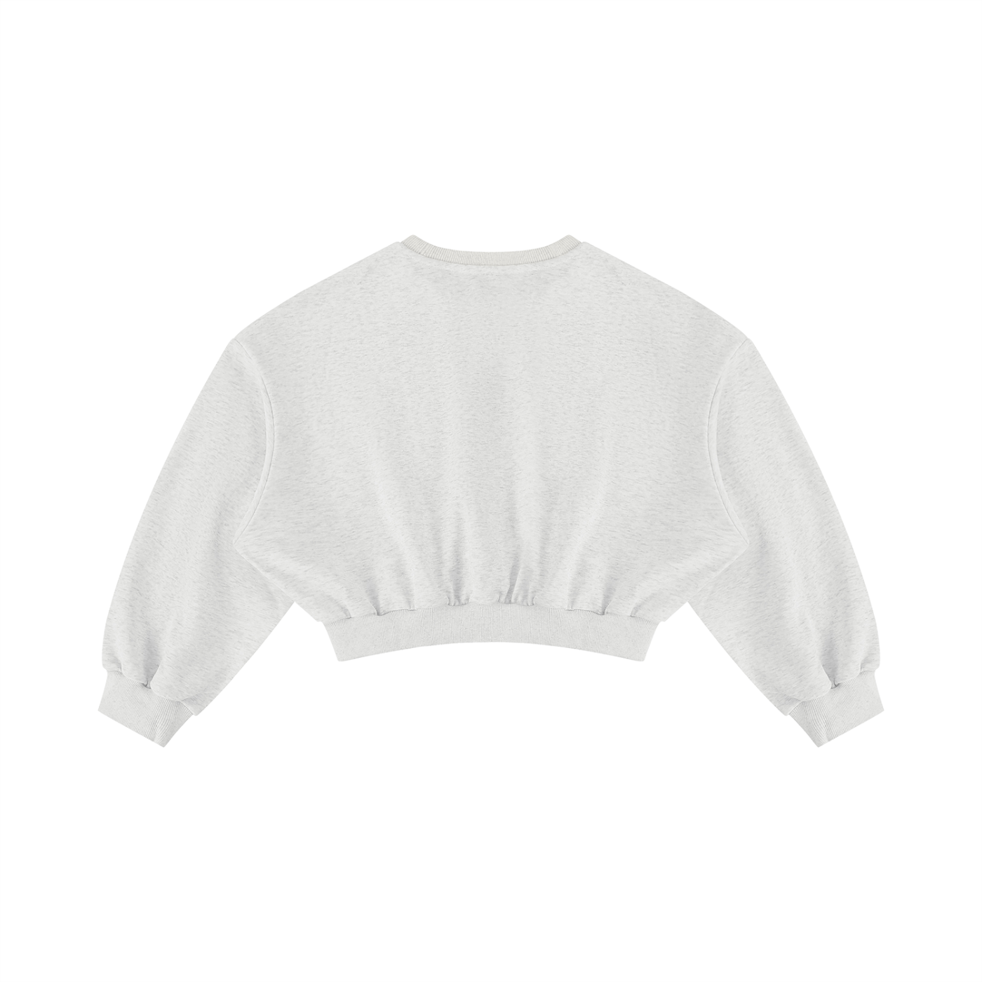 Sweet Route Women's Boxy Cropped Crewneck Sweatshirt