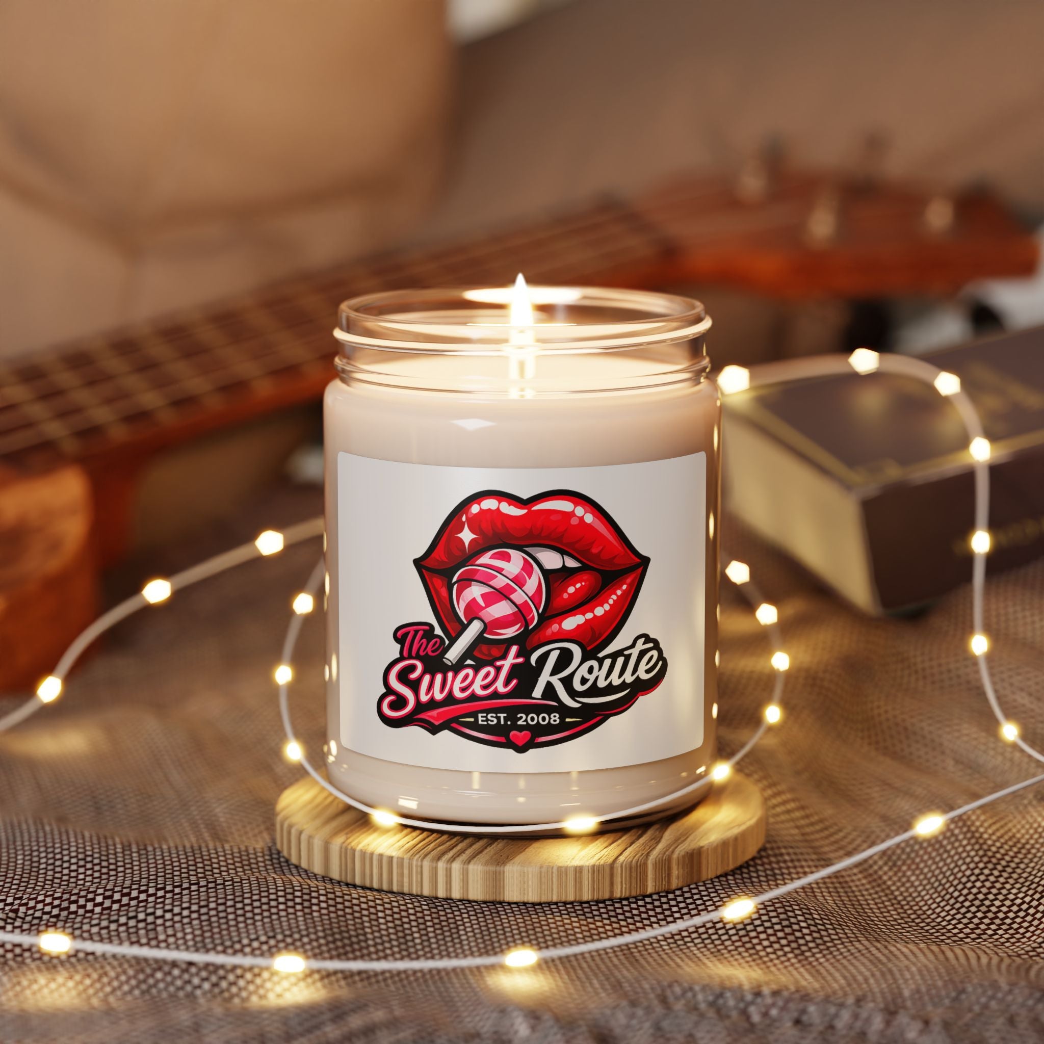 Sweet Route Logo Candle Soy Candle, 9oz