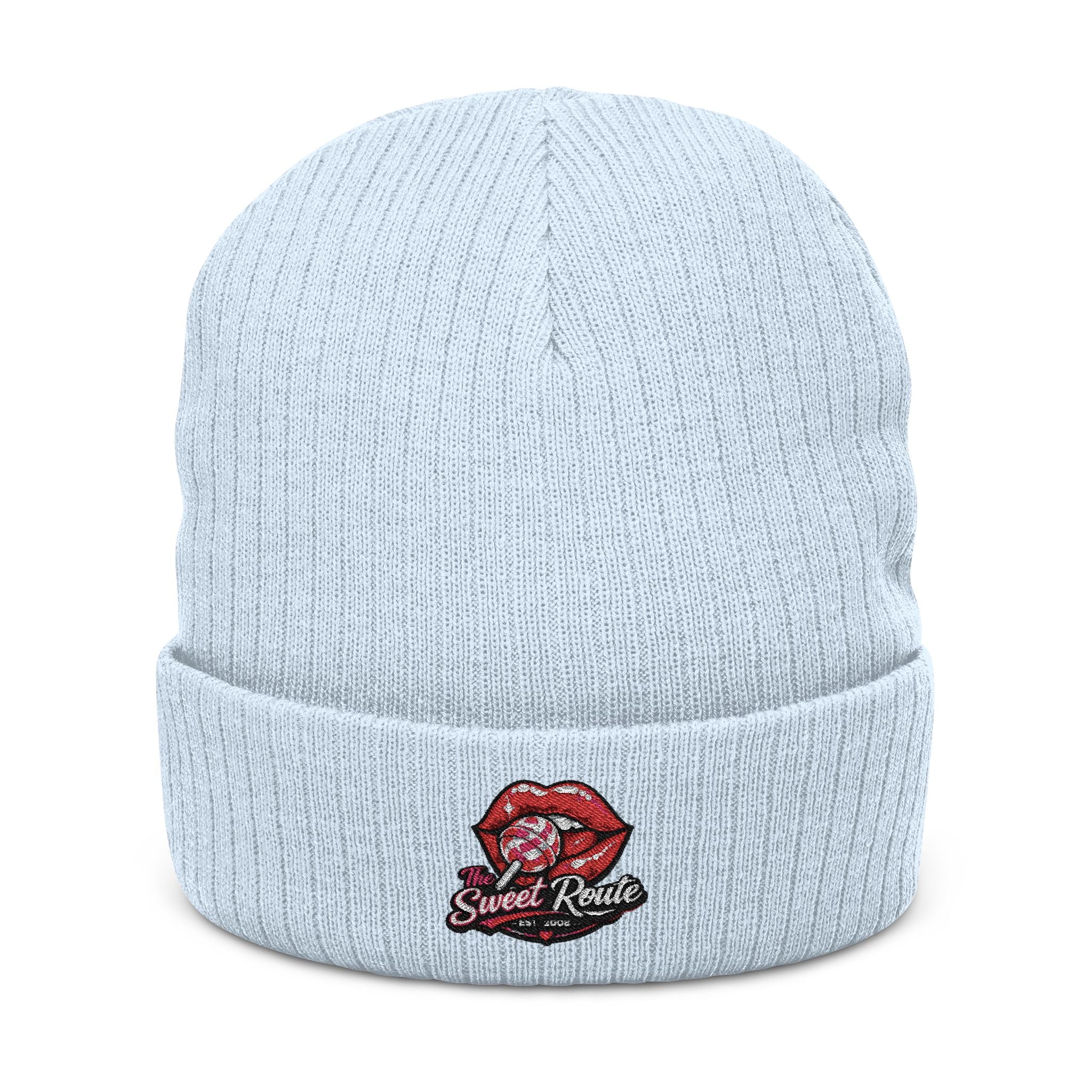Sweet Route Embroidered Beanie