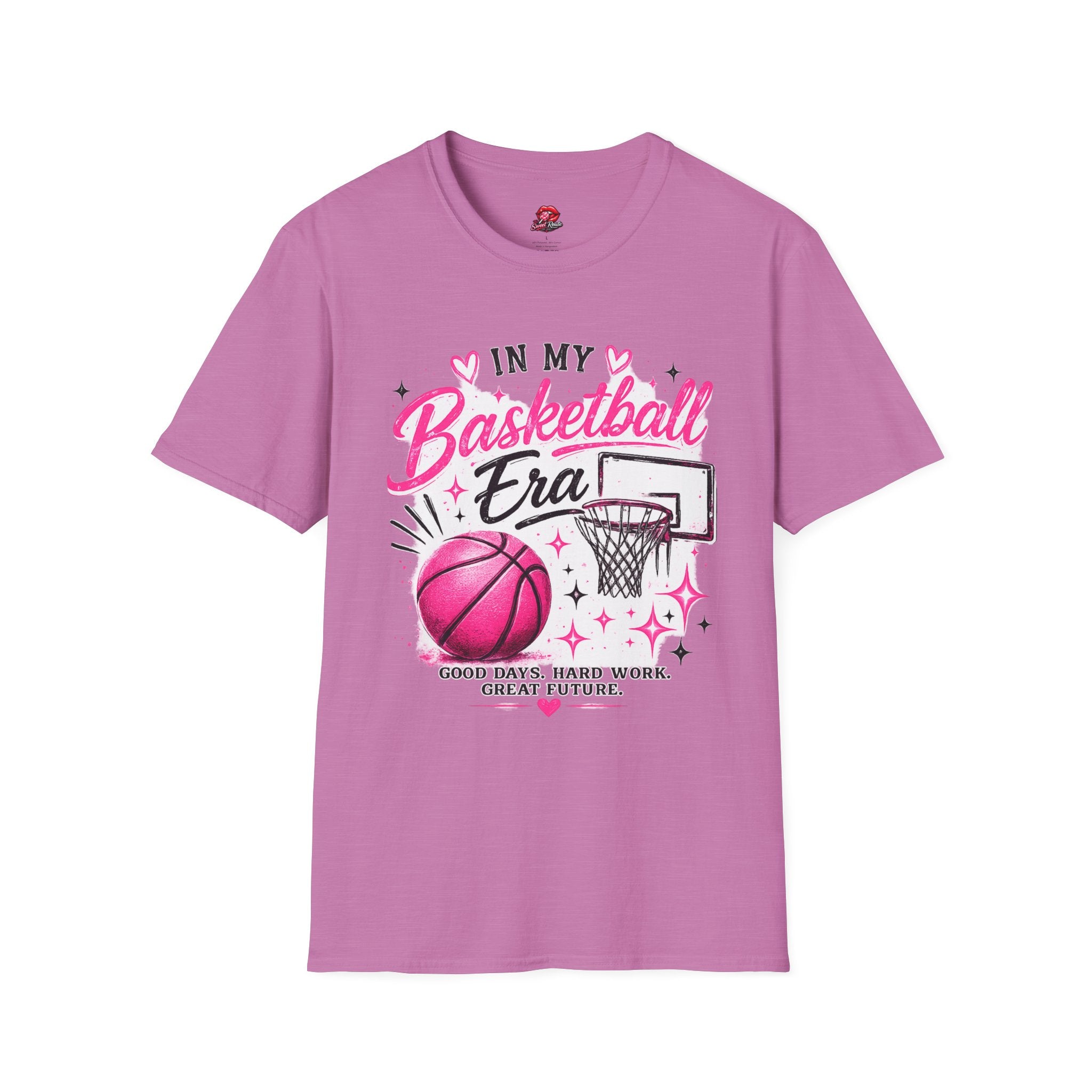 In My Basketball Era Pink Hoop Graphic