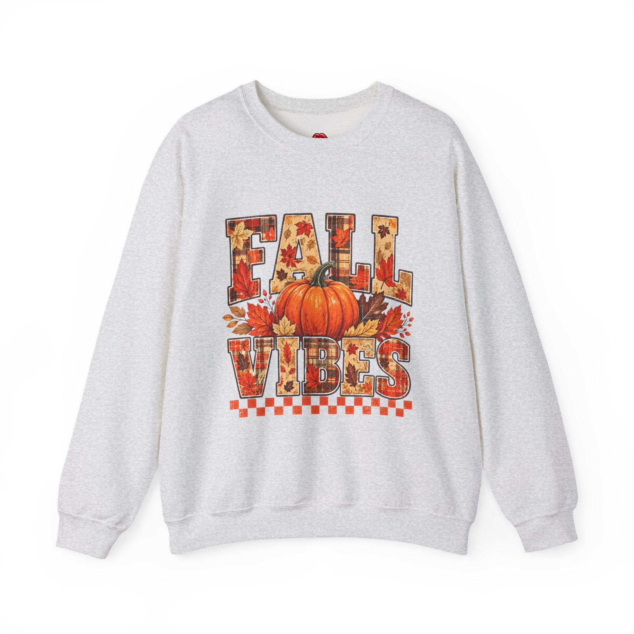 Pumpkin & Leaves Fall Vibes Crewneck