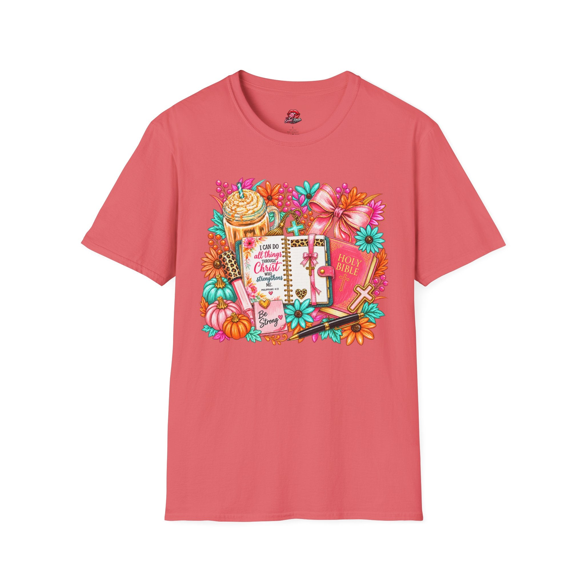 Floral Bible & Devotional Design Tee