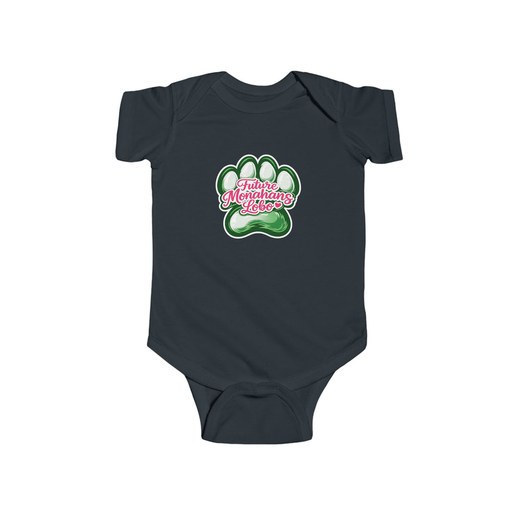 Future Lobo Paw Print Baby Onesie