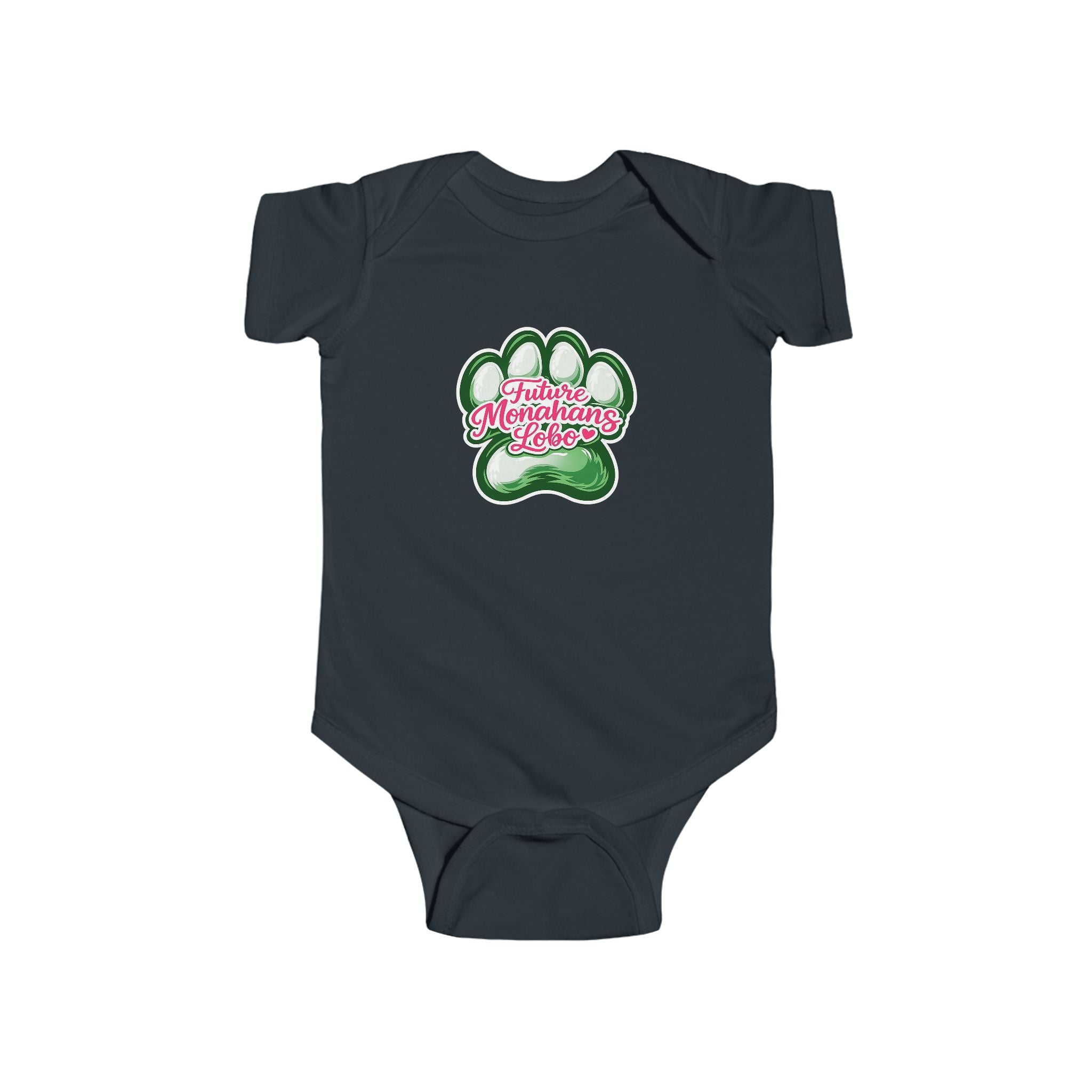 Future Lobo Paw Print Baby Onesie