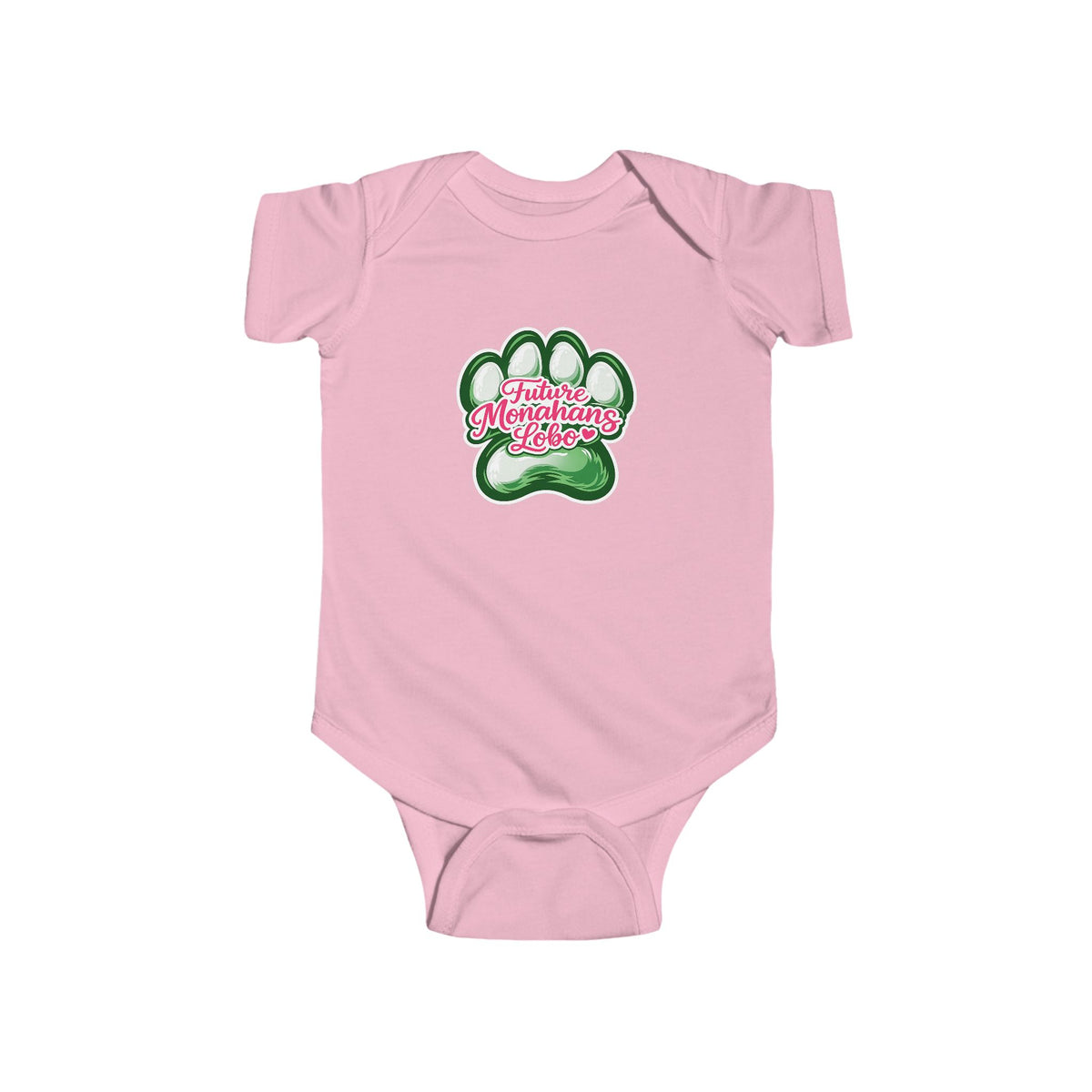 Future Lobo Paw Print Baby Onesie
