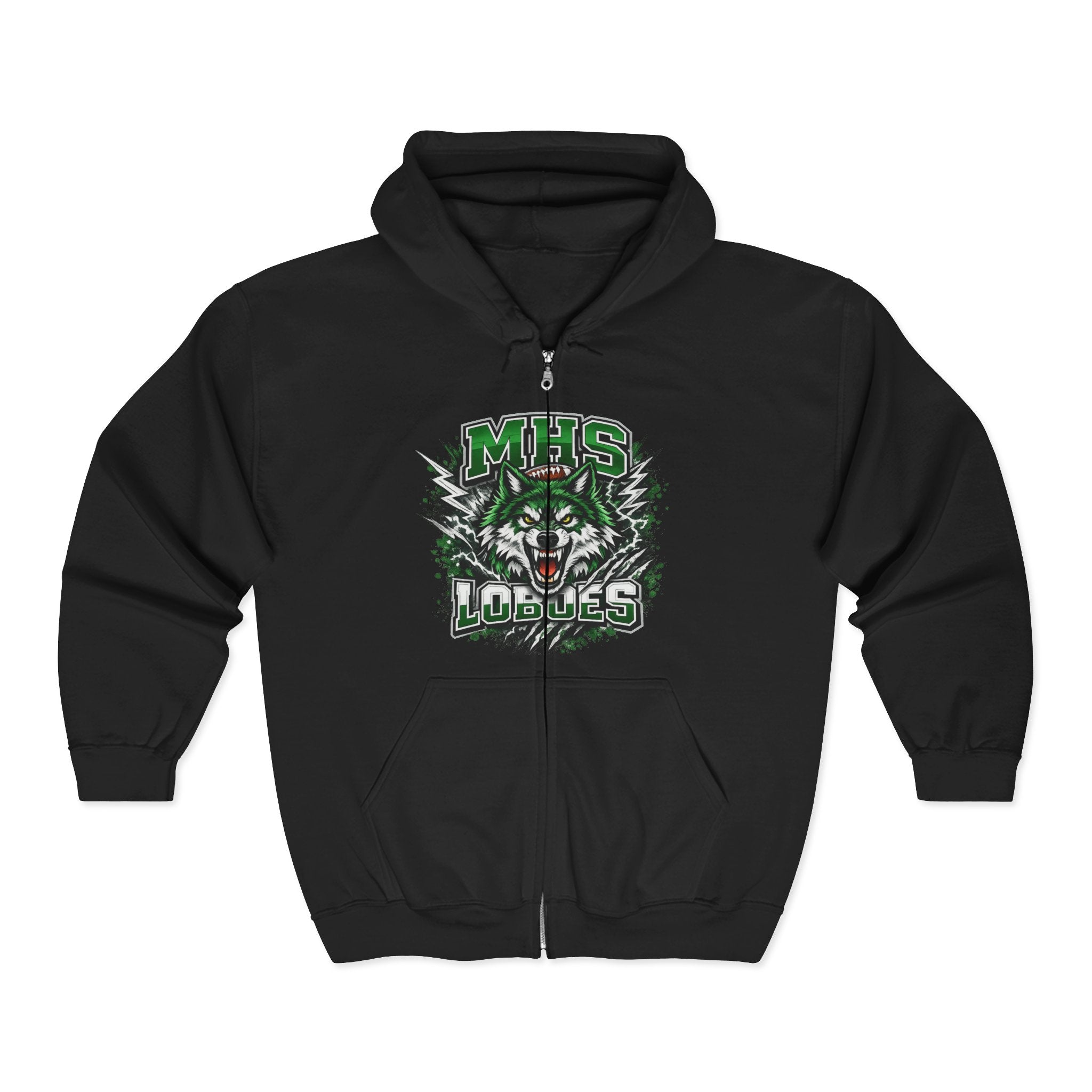 MHS Loboes Full-Zip Hoodie