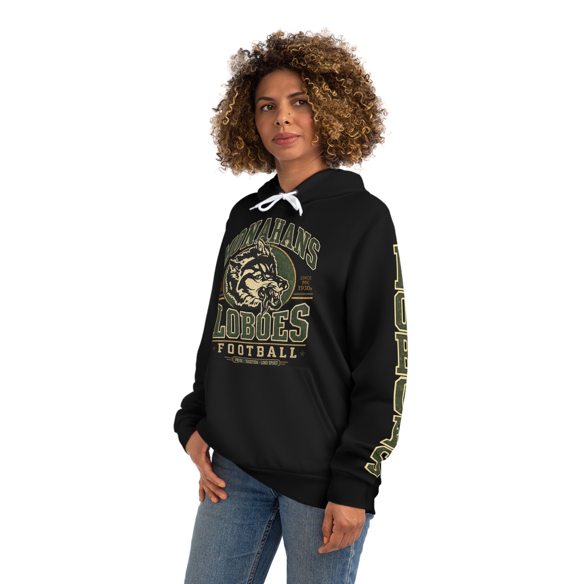 Loboes Football Vintage Mascot Hoodie