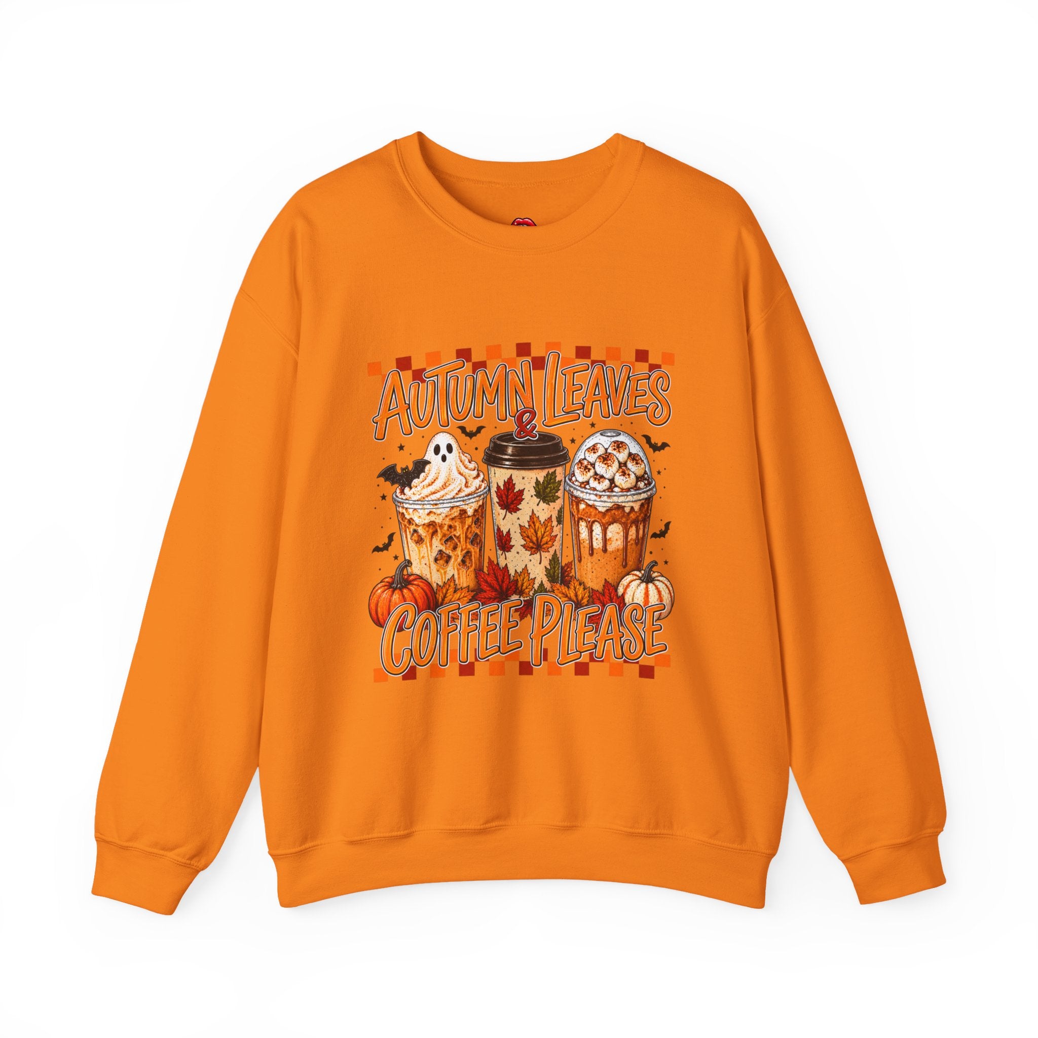 Autumn Leaves Coffee Please Sweatshirt