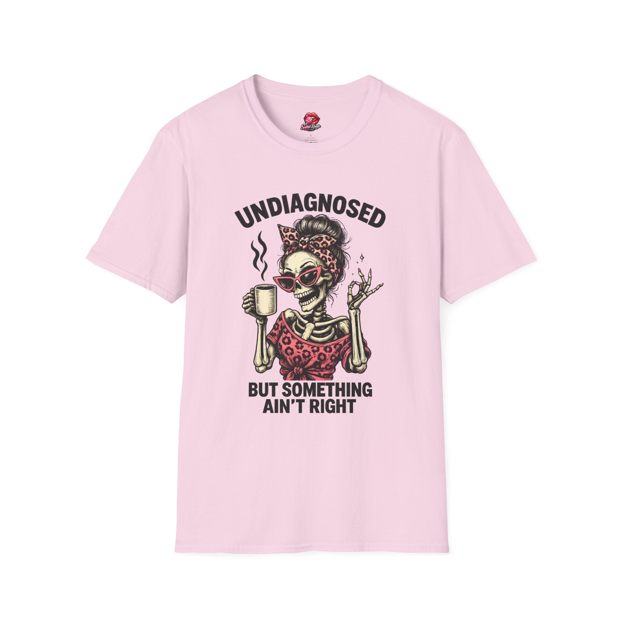 Undiagnosed Skull Lady Coffee Tee