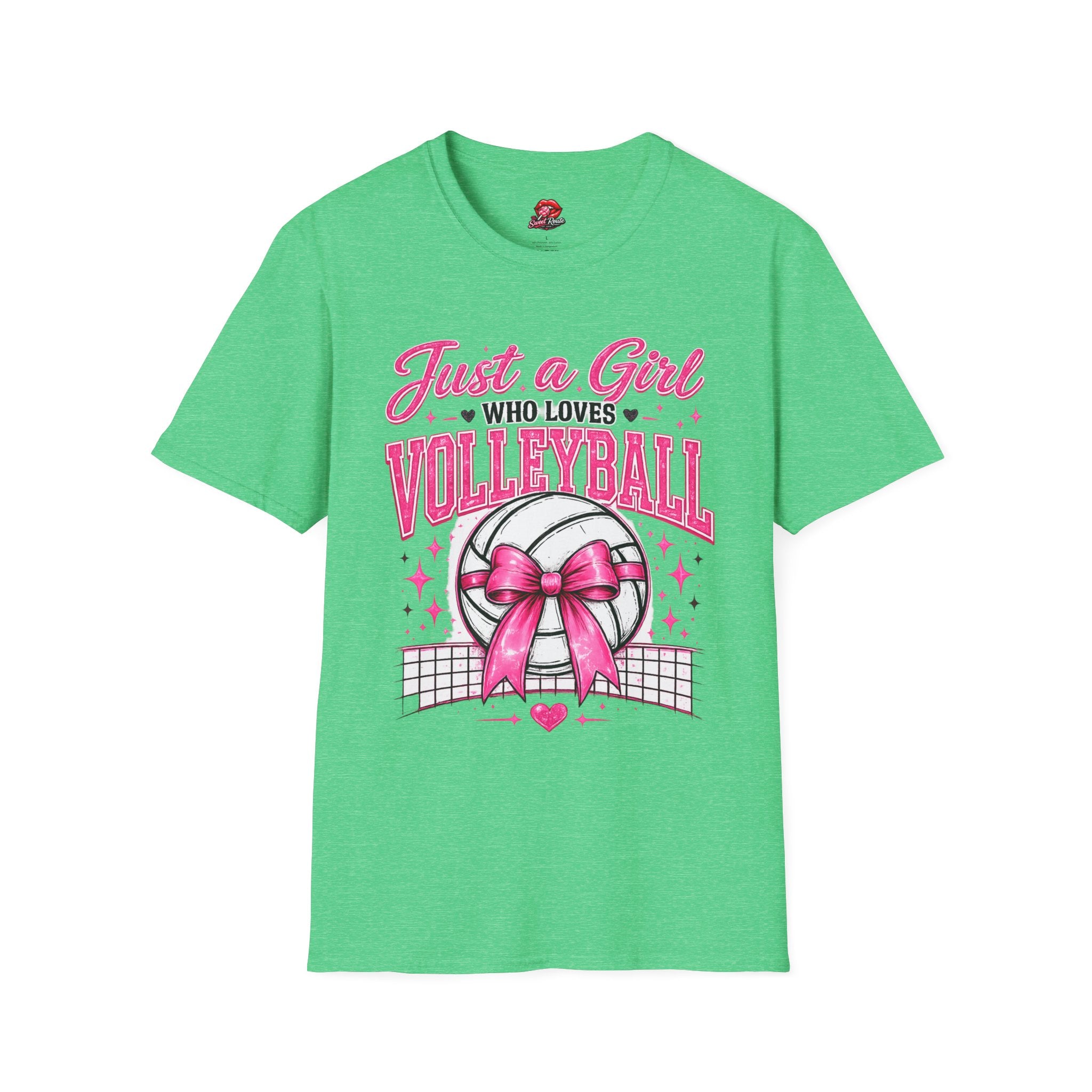 Just Girl Who Loves Volleyball Tee