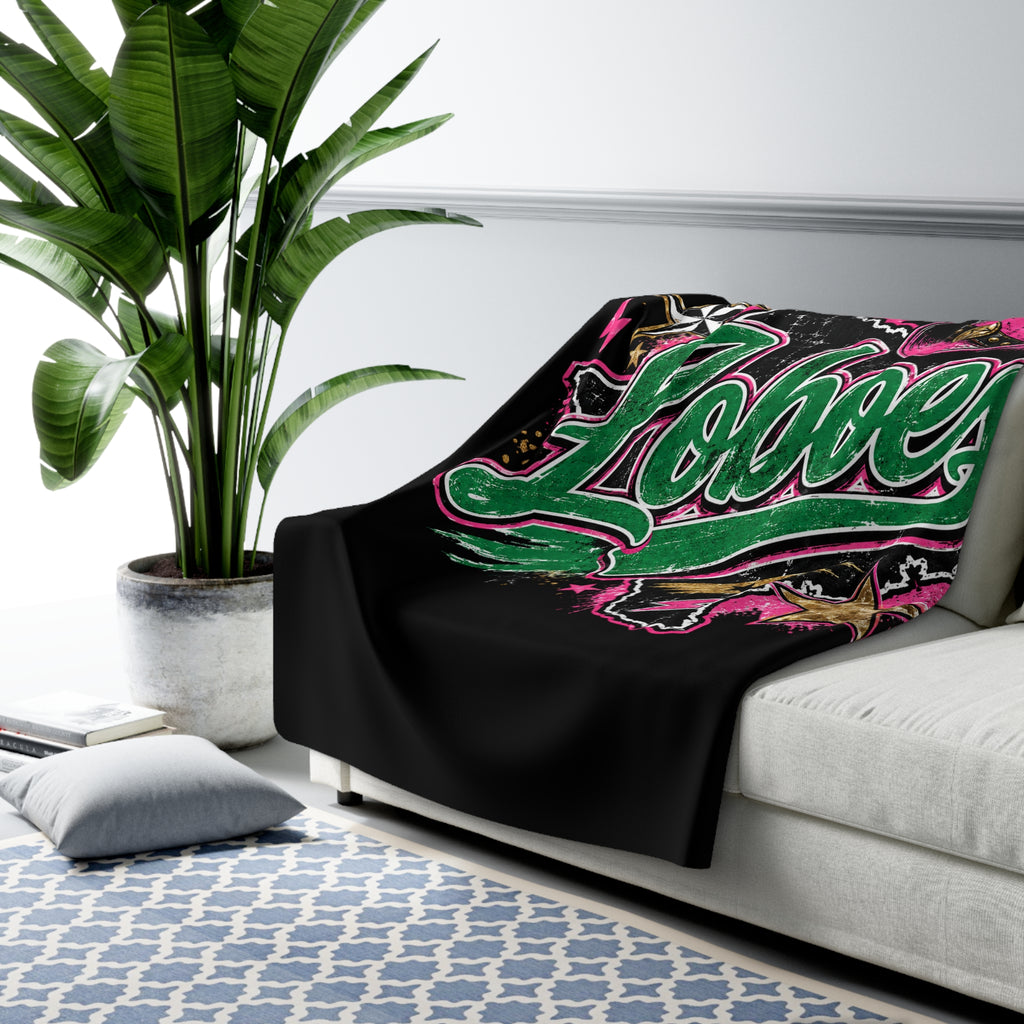 Loboes Texas Sherpa Fleece Stadium Blanket