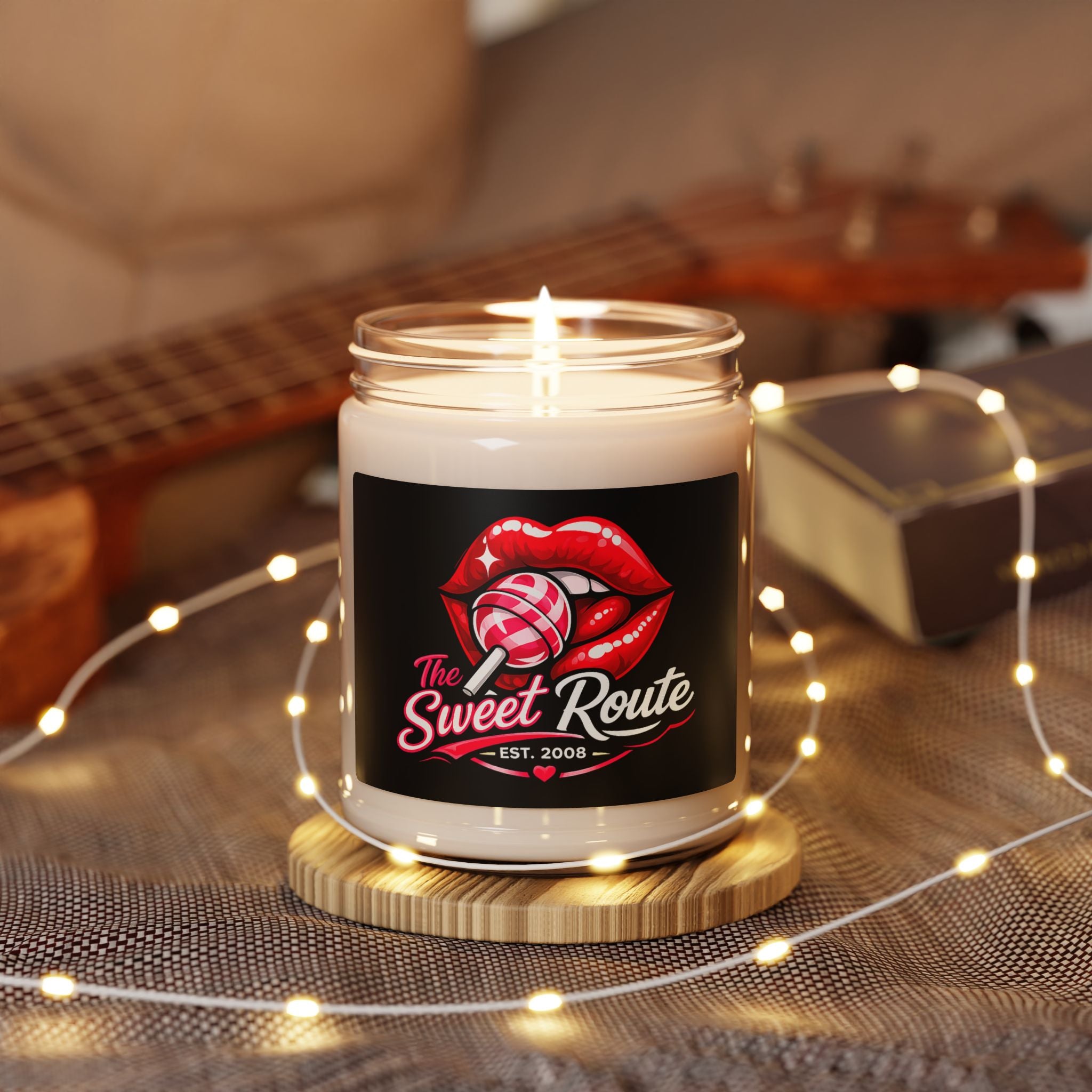 Sweet Route Logo Scented Soy Candle, 9oz