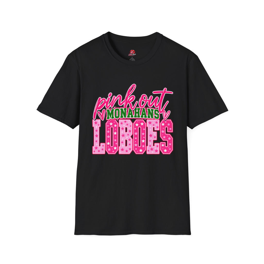 Pink Out Monahans Loboes T-Shirt