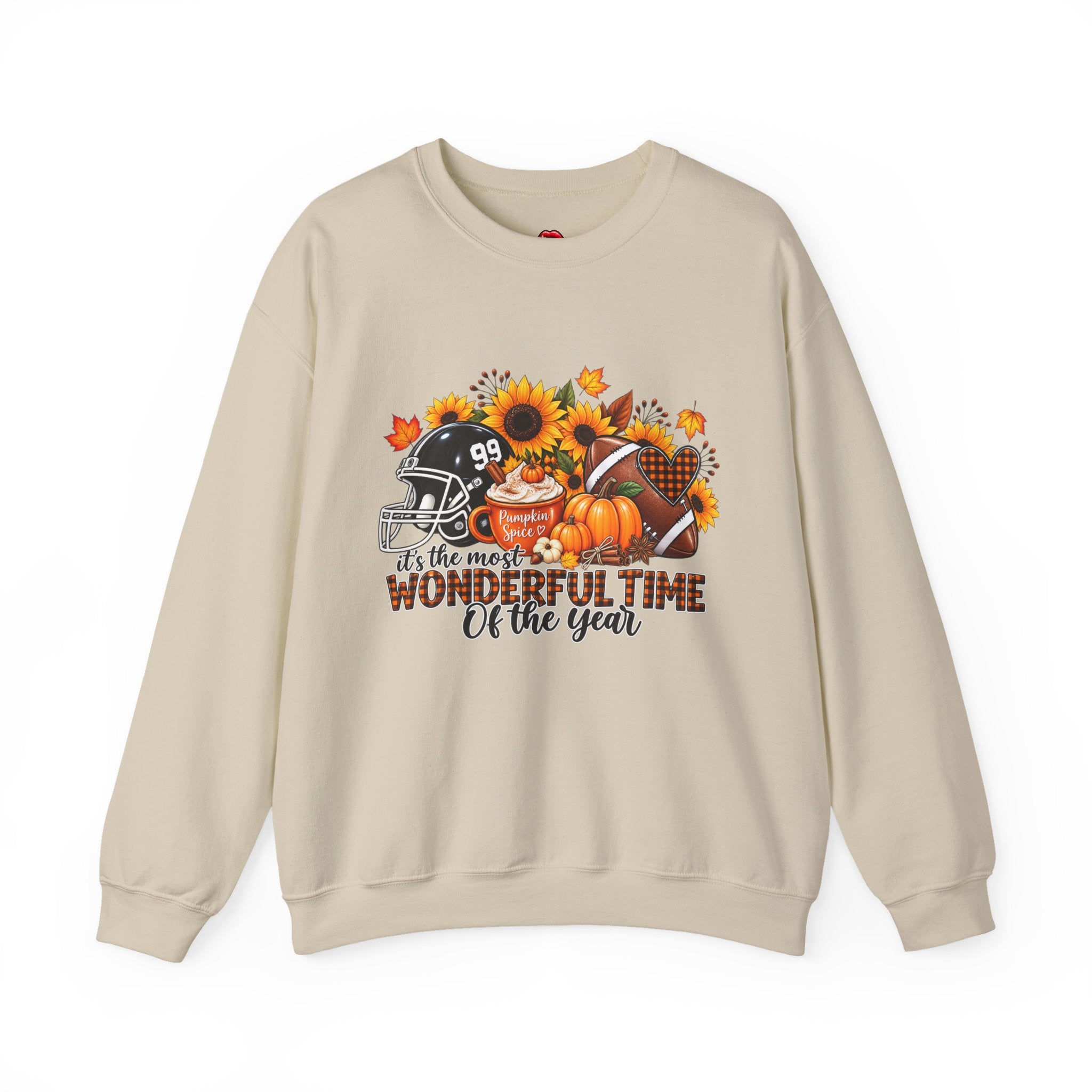 It's the Most Wonderful Time of the Year Pumpkin & Sunflower Fall  Crewneck